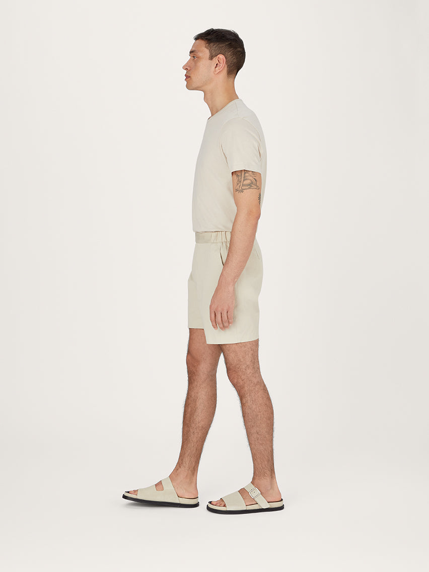 The 12 Shorts 7" || Beige | Stretch Cotton