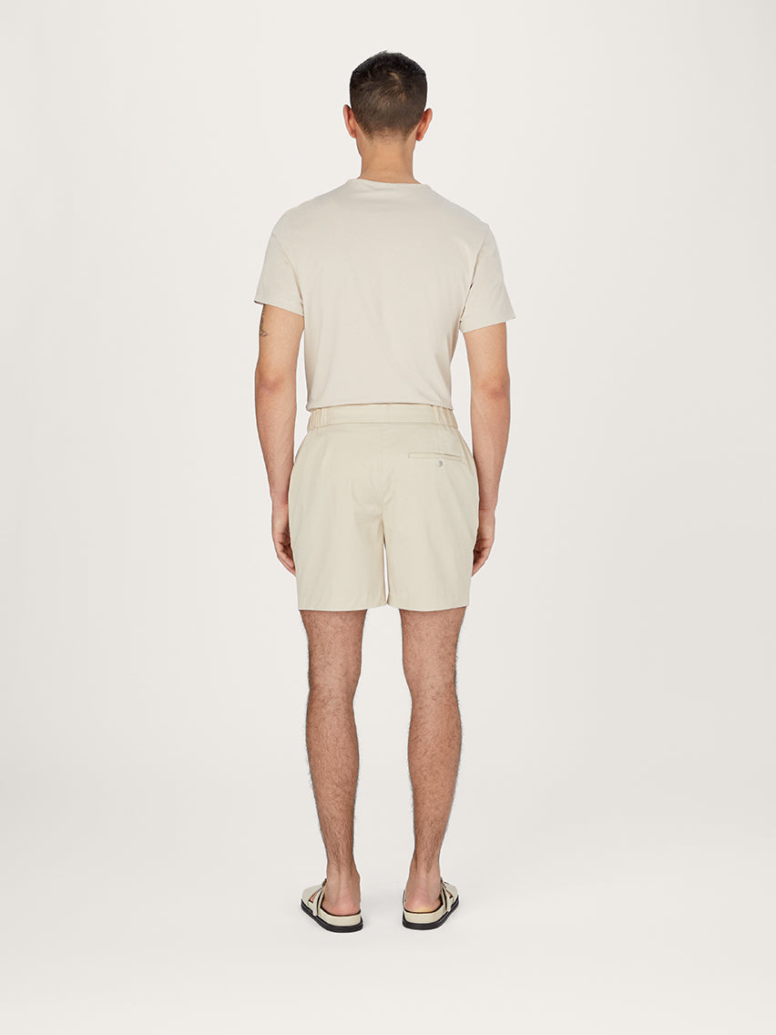 The 12 Shorts 7" || Beige | Stretch Cotton