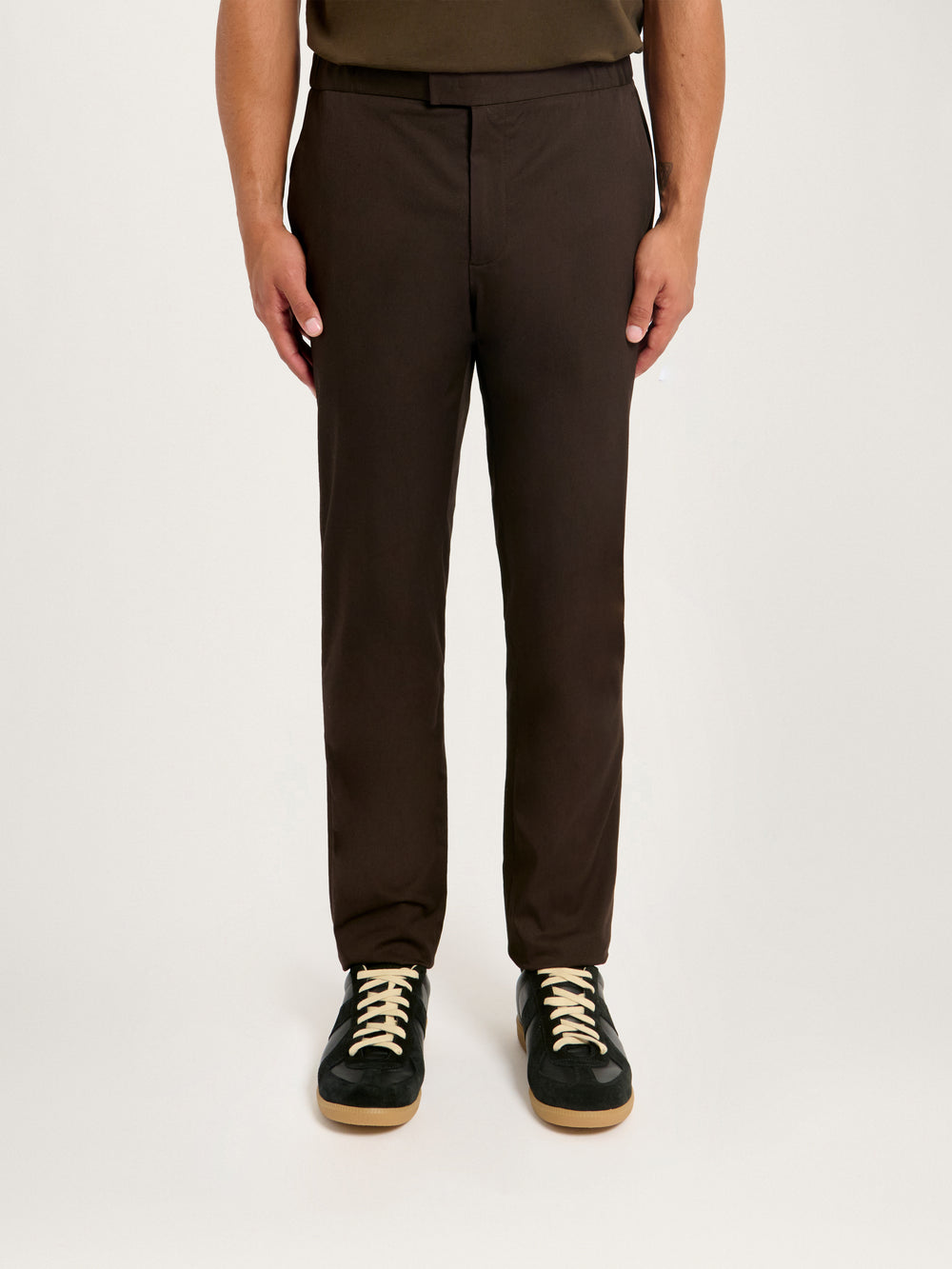 The 24 Trouser || Espresso | Stretch Cotton