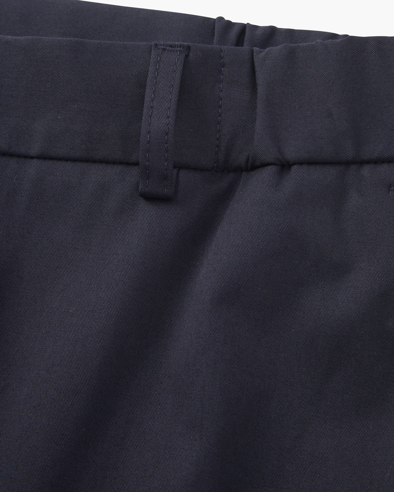The 24 Trouser || Navy | Stretch Cotton with Belt Loops