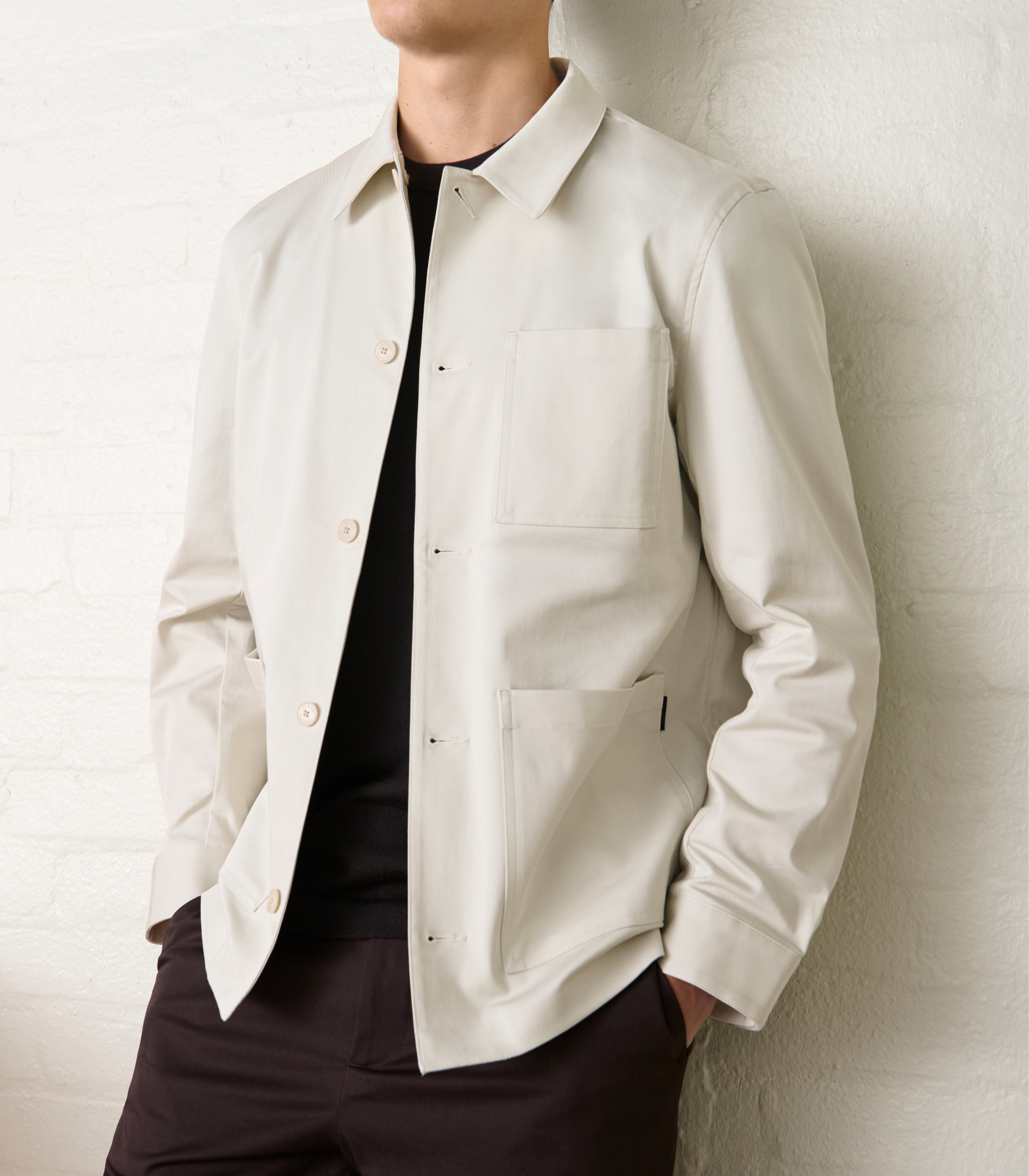 The Utility Jacket || Flint | Stretch Cotton