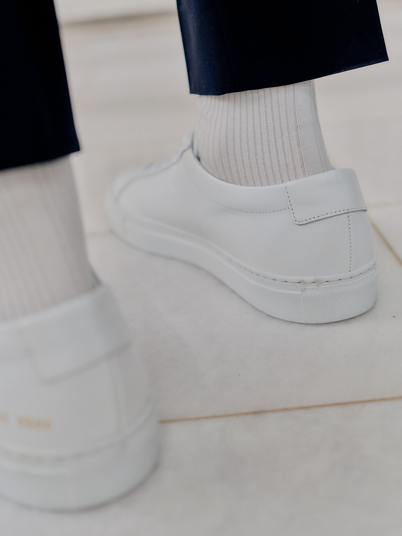 The Sock || White | Organic Cotton