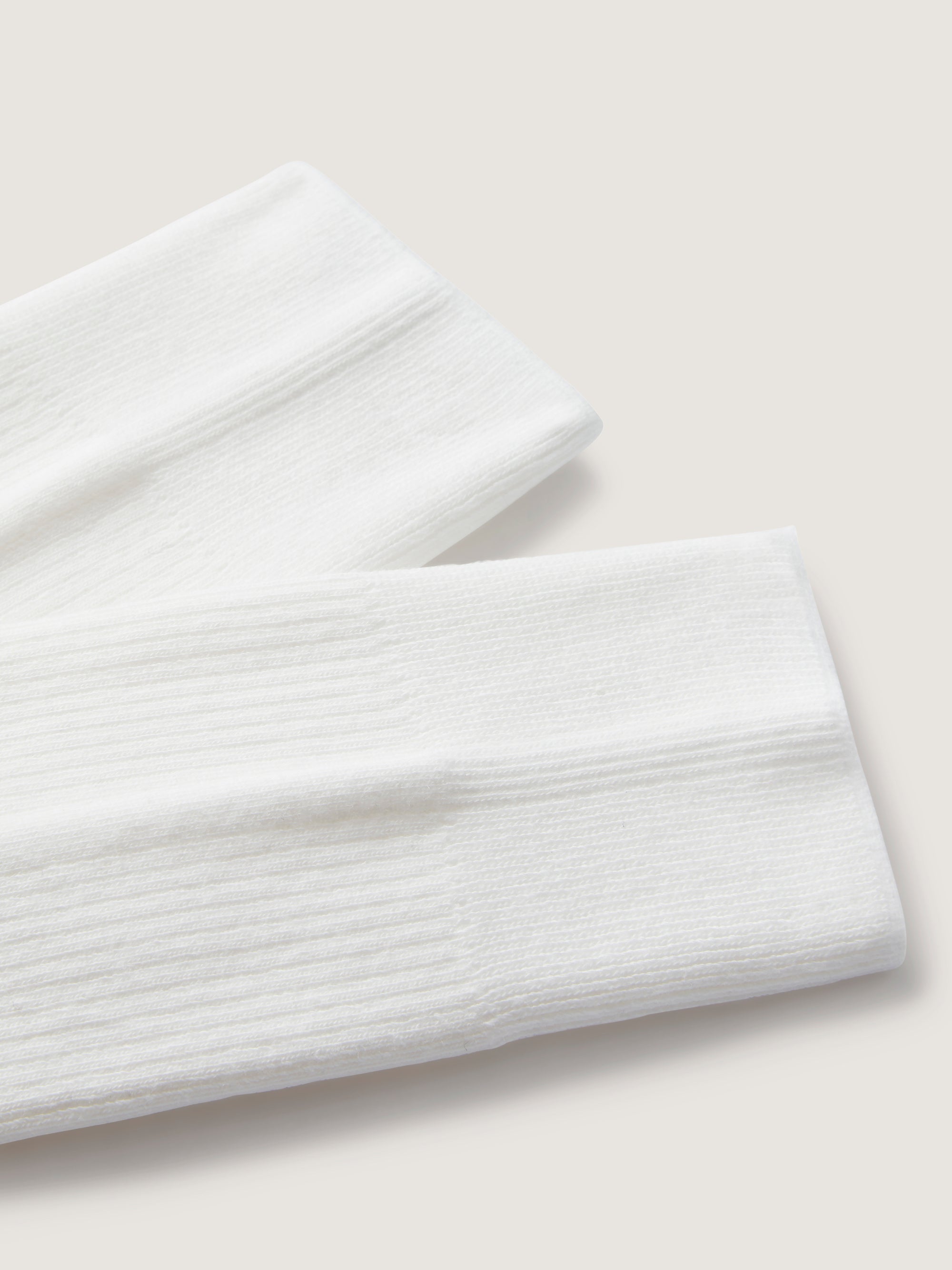 The Line Sock || White | Organic Cotton