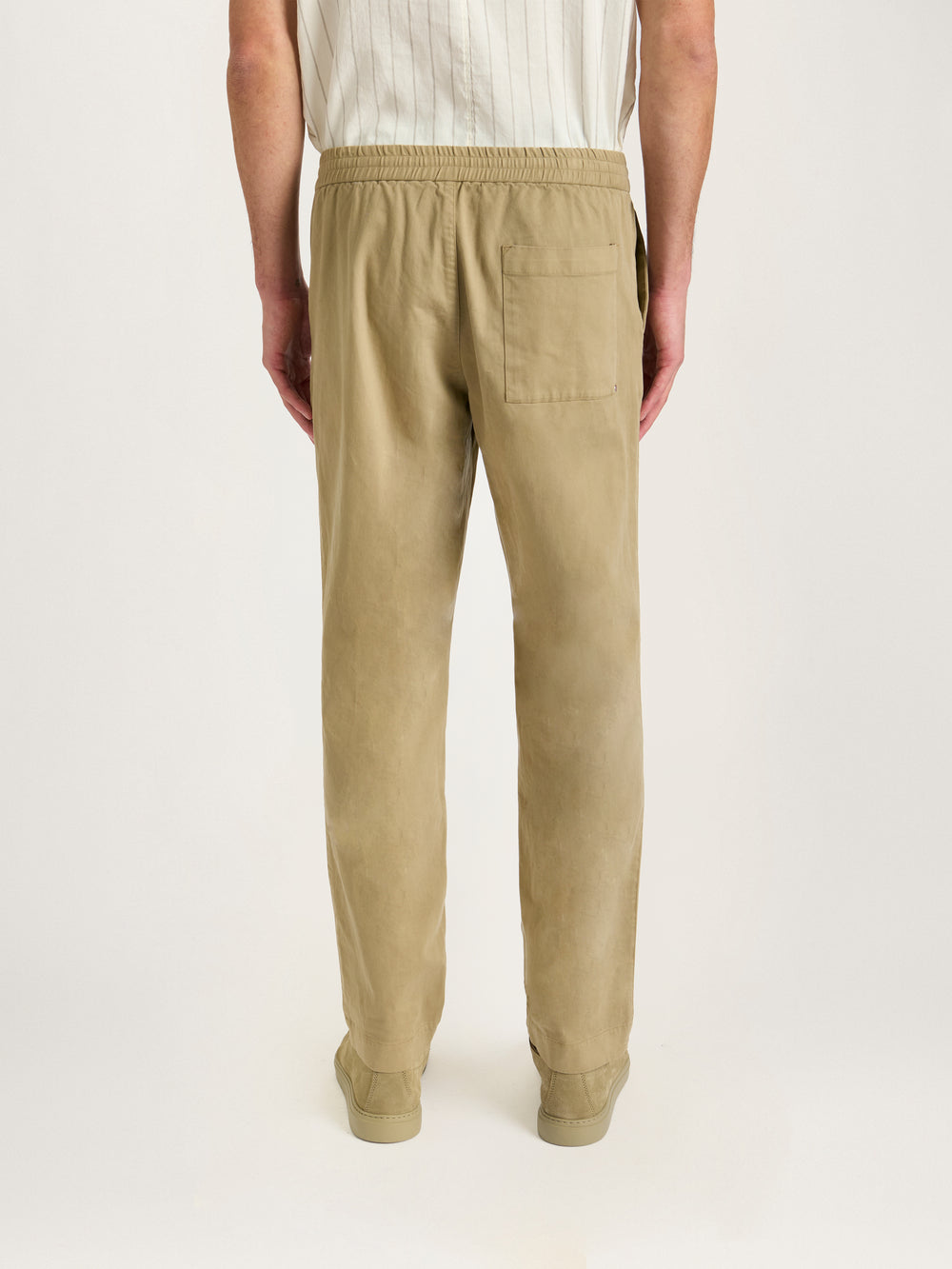 The Easy Trouser || Dark Beige | Organic Cotton