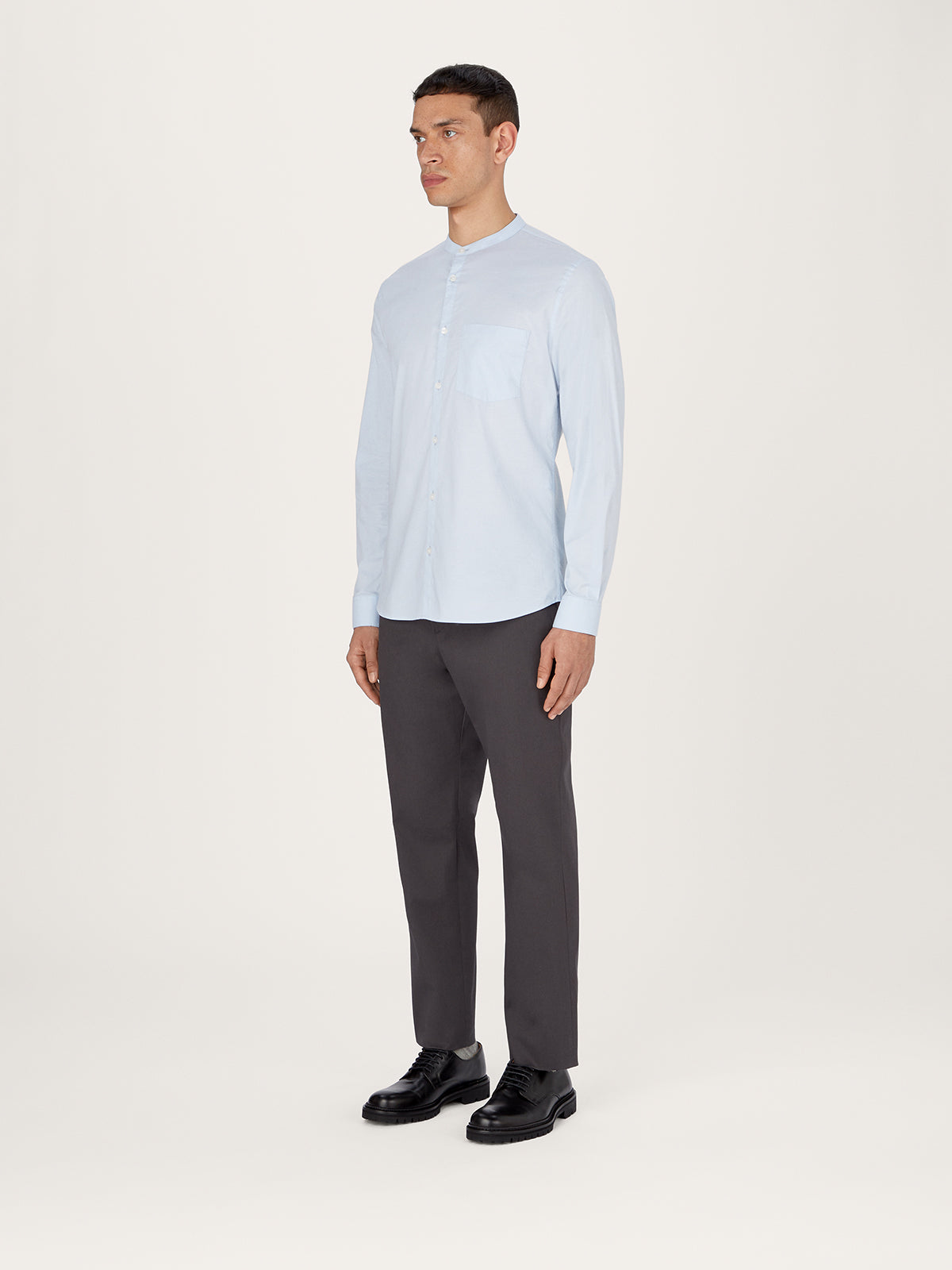 The All Day Shirt || Light-Blue | Pinpoint Cotton