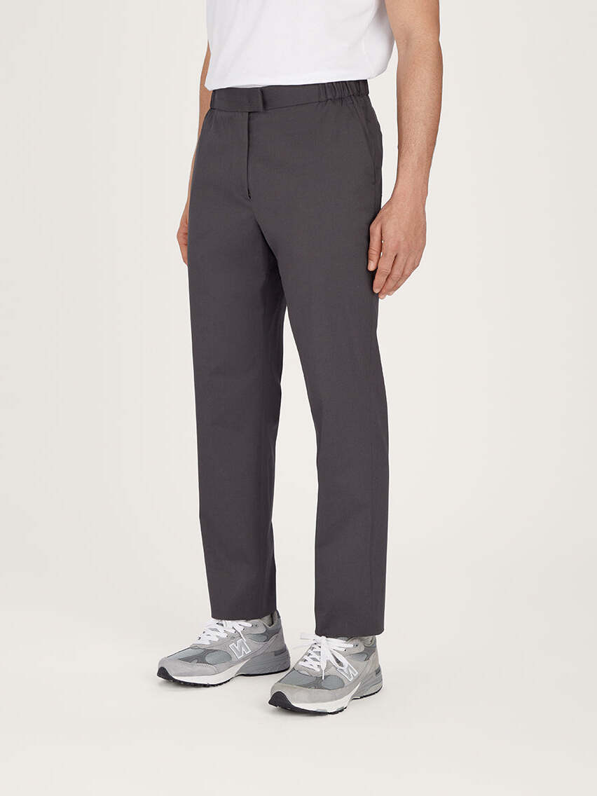 The 24 Trouser Relaxed Fit || Slate-Grey | Stretch Cotton