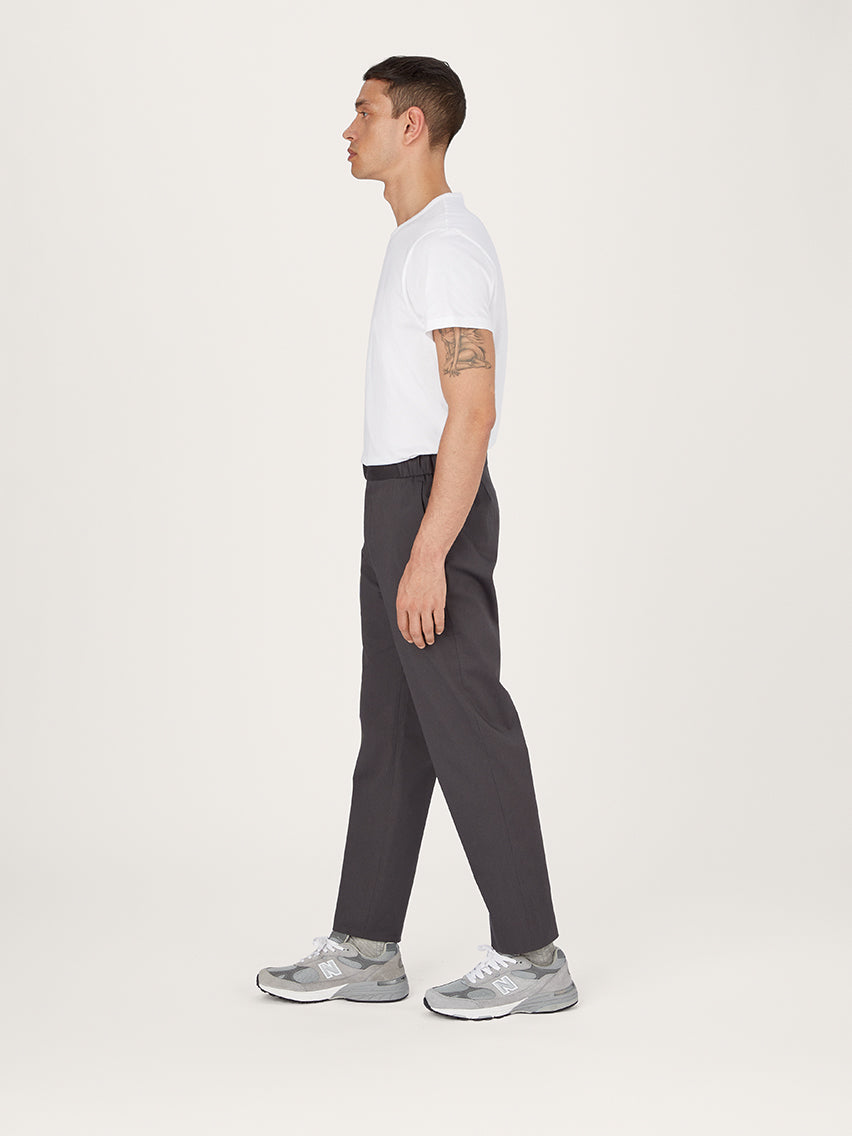 The 24 Trouser Relaxed Fit || Slate-Grey | Stretch Cotton