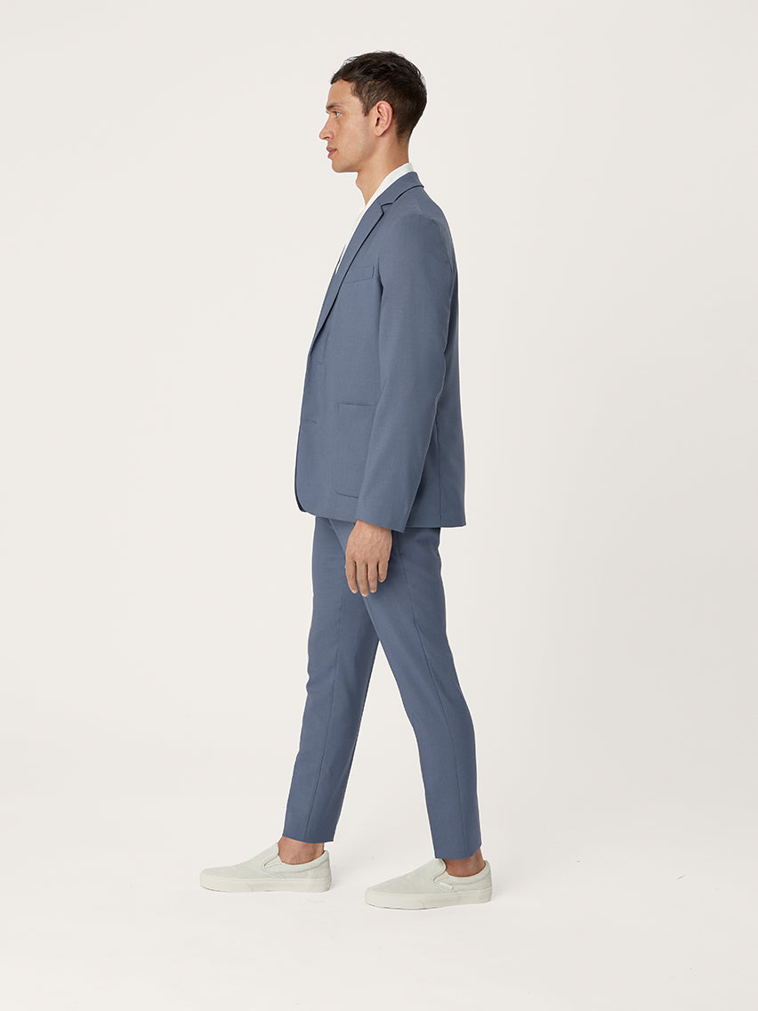 The Tropical Wool 24 Blazer || Steel Blue | Tropical Wool