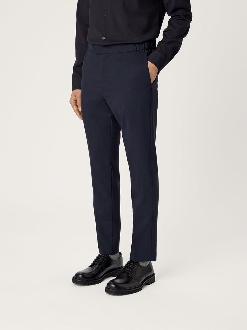 The Tropical Wool 24 Trouser || Navy | Tropical Wool