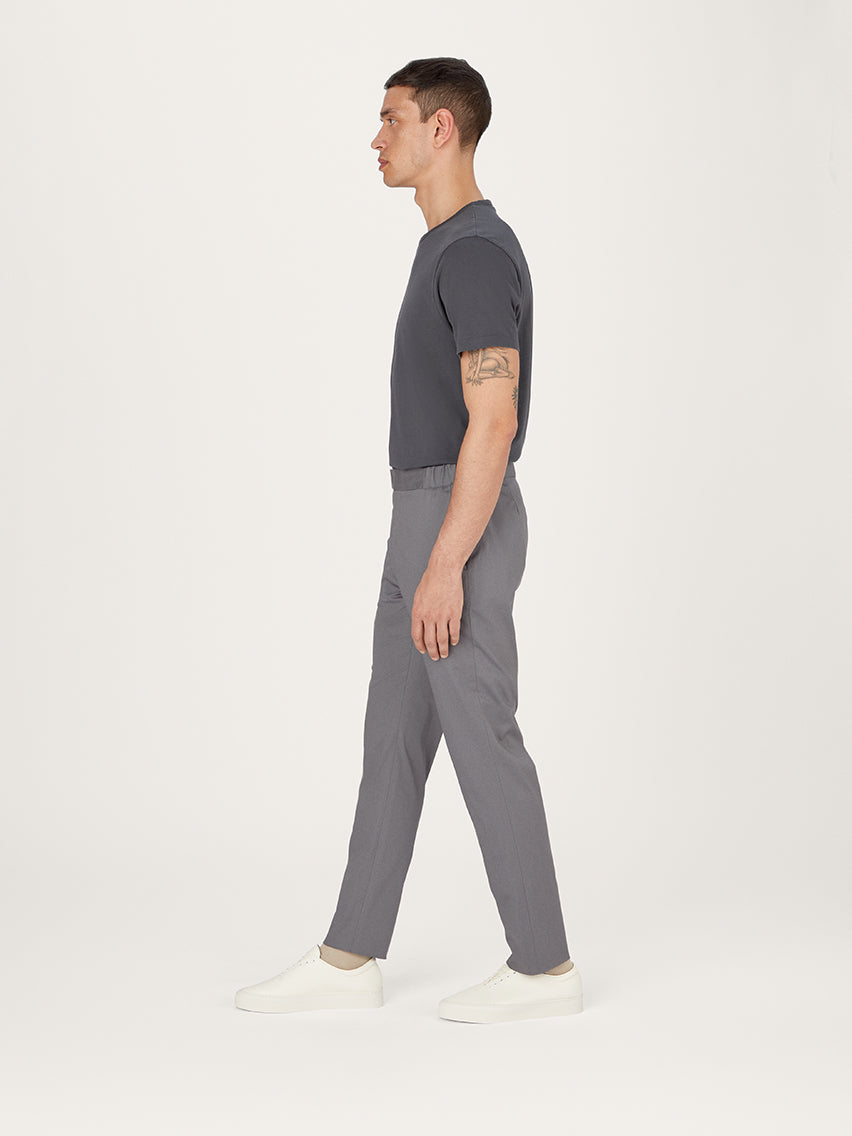 The 24 Trouser || Tokyo-Grey | Stretch Cotton