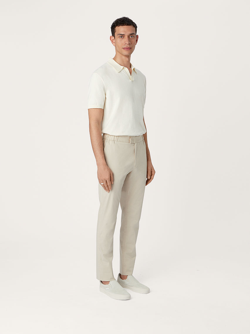 The 24 Trouser || Tundra Stone | Stretch Cotton