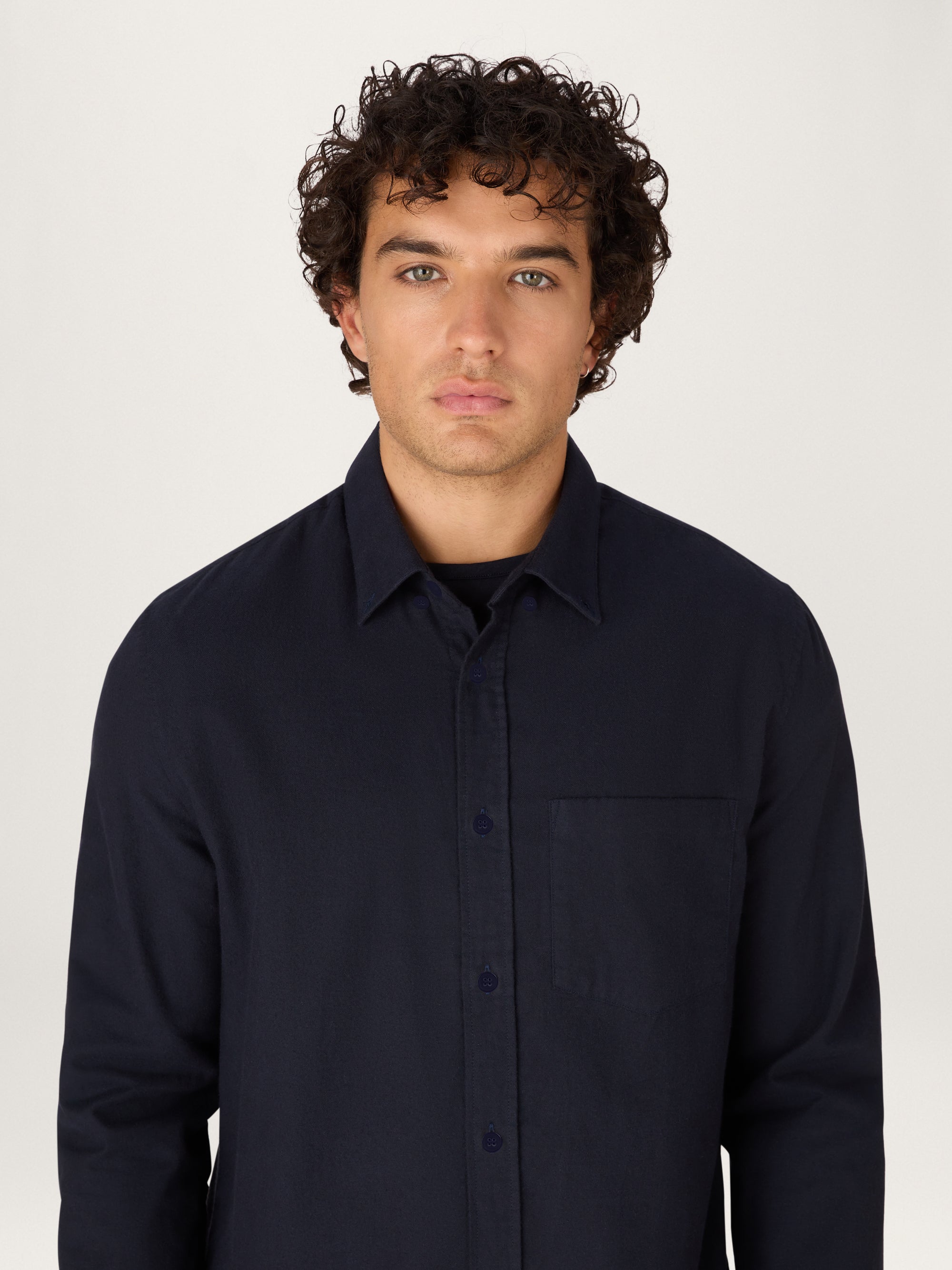 The Easy Shirt || Navy | Organic Cotton