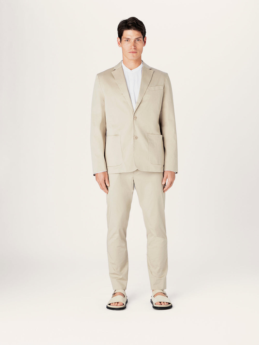 The 24 Suit || Beige | Stretch Cotton