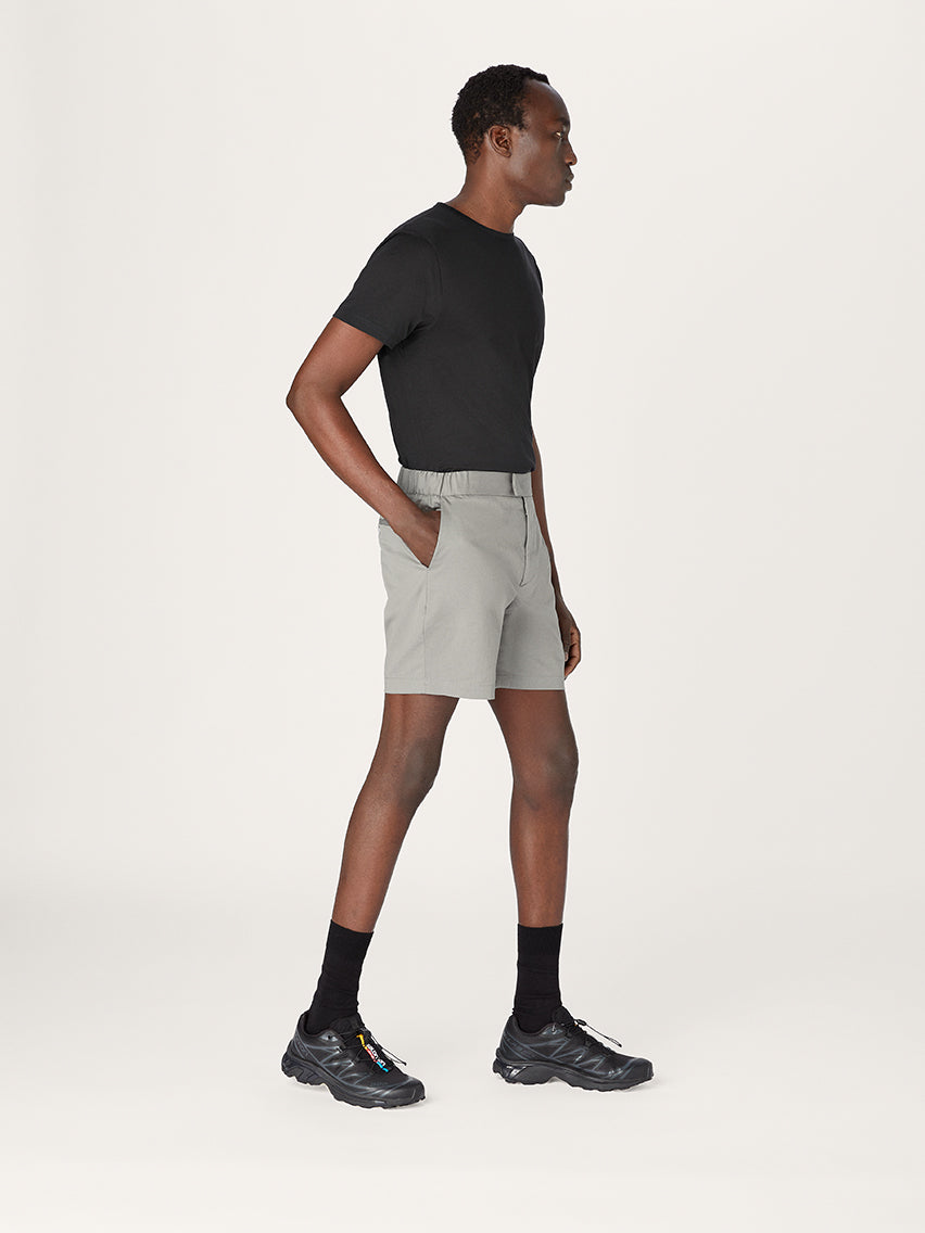 The 12 Shorts 9" || Concrete | Stretch Cotton