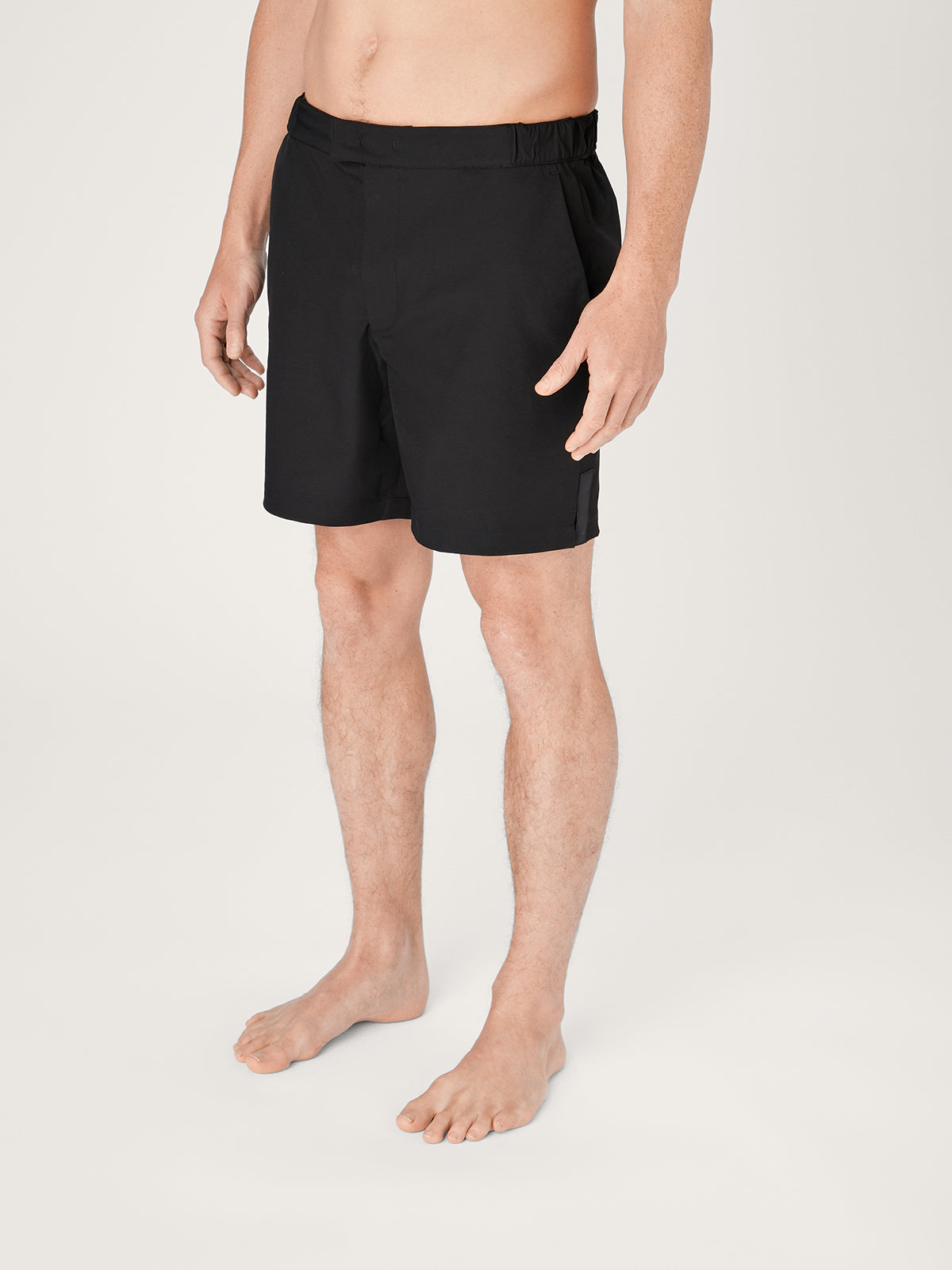 The Anywear Short 2.0 || Black | Recycled nylon without netting