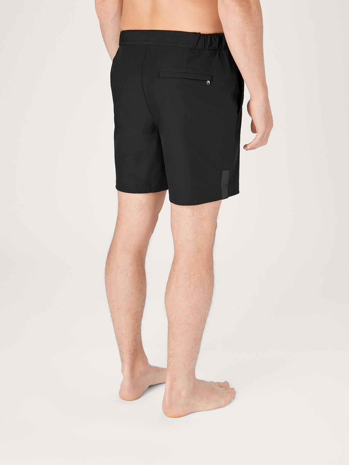 The Anywear Short 2.0 || Black | Recycled nylon with netting