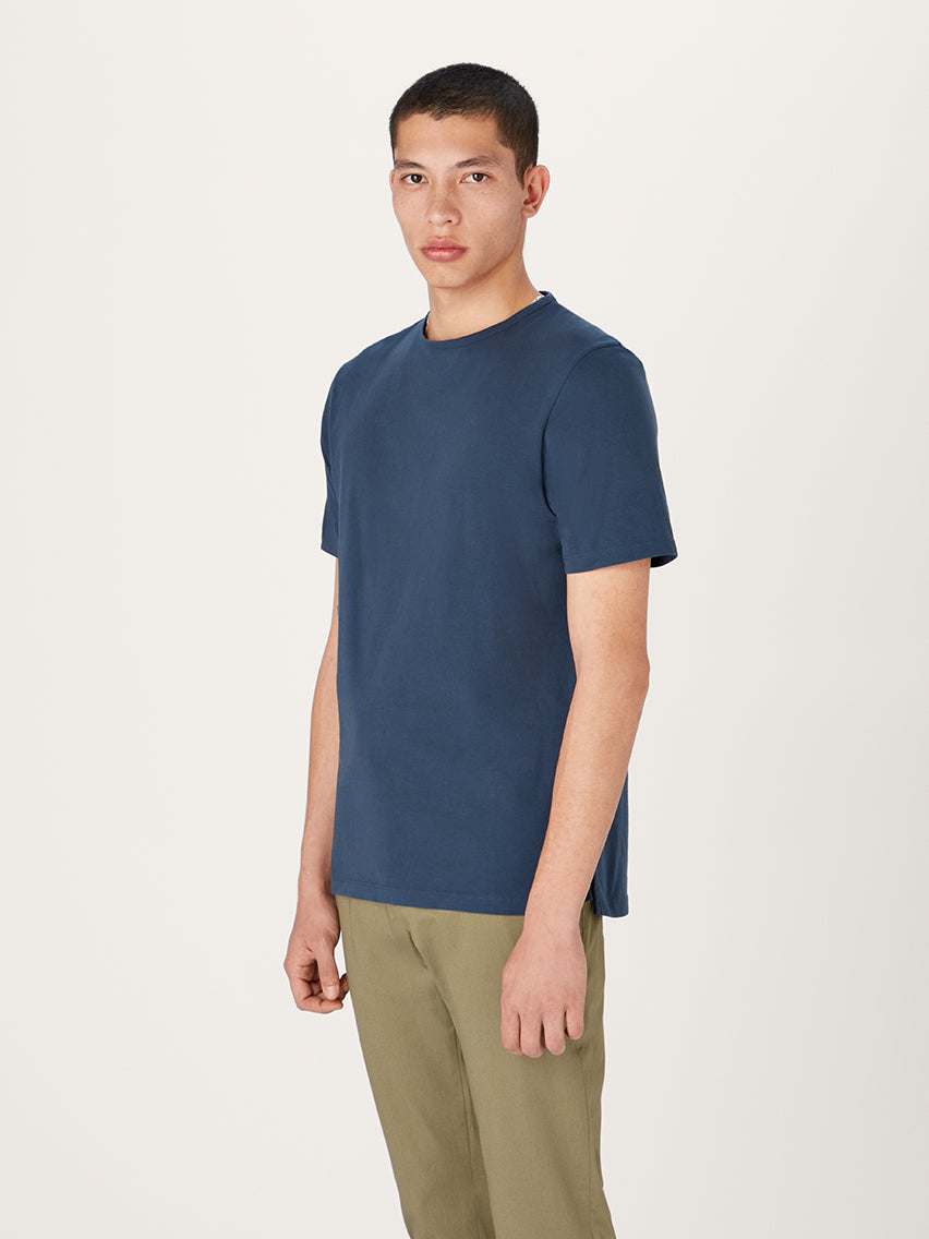 The Tailored Tee Organic || Petrol Navy | Organic Cotton