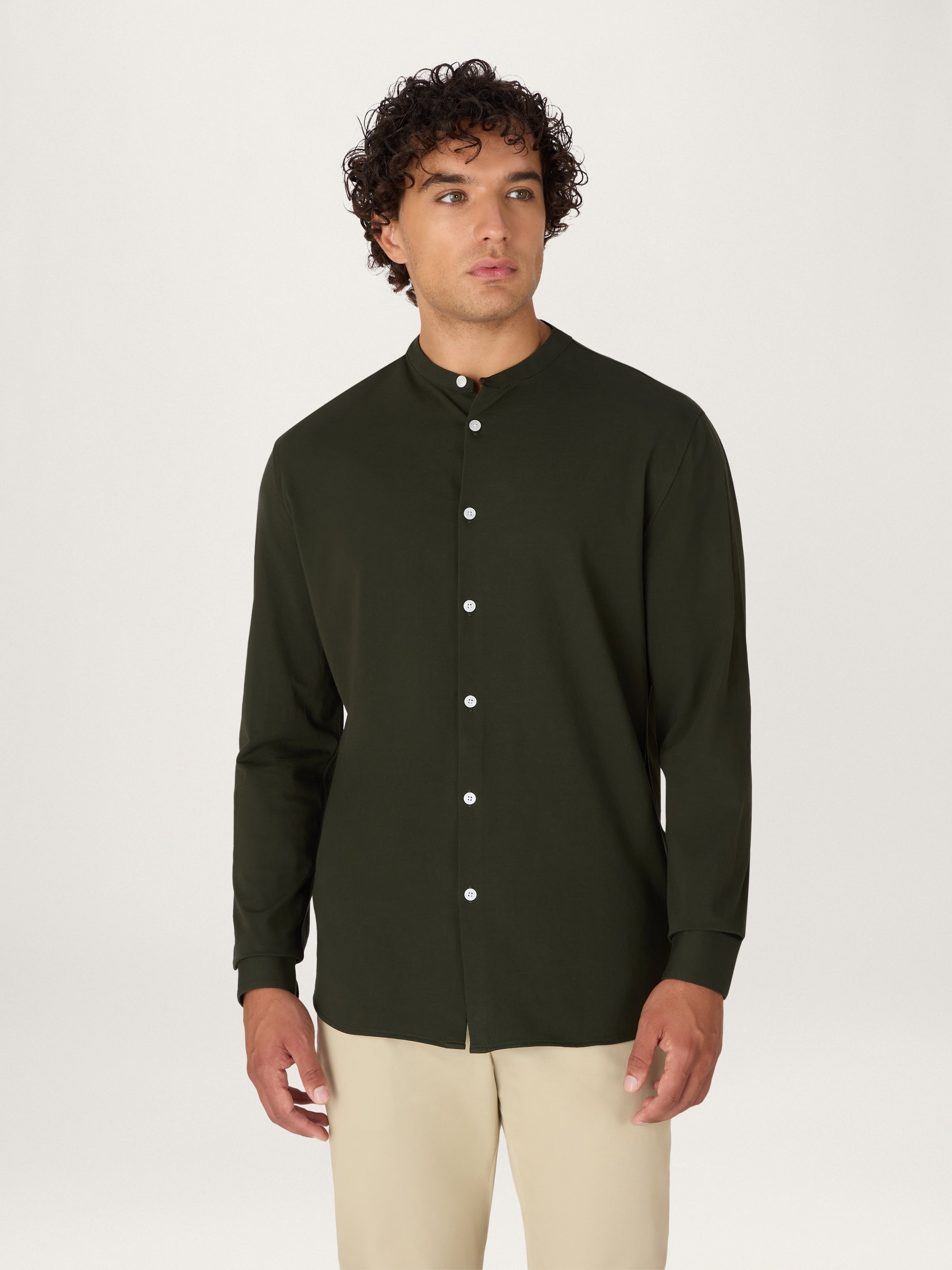 The All Day Shirt Jersey || Dark Olive