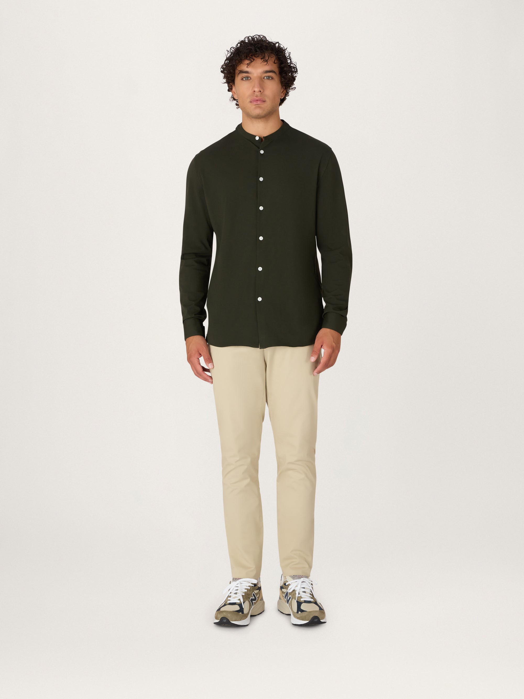 The All Day Shirt Jersey || Dark Olive