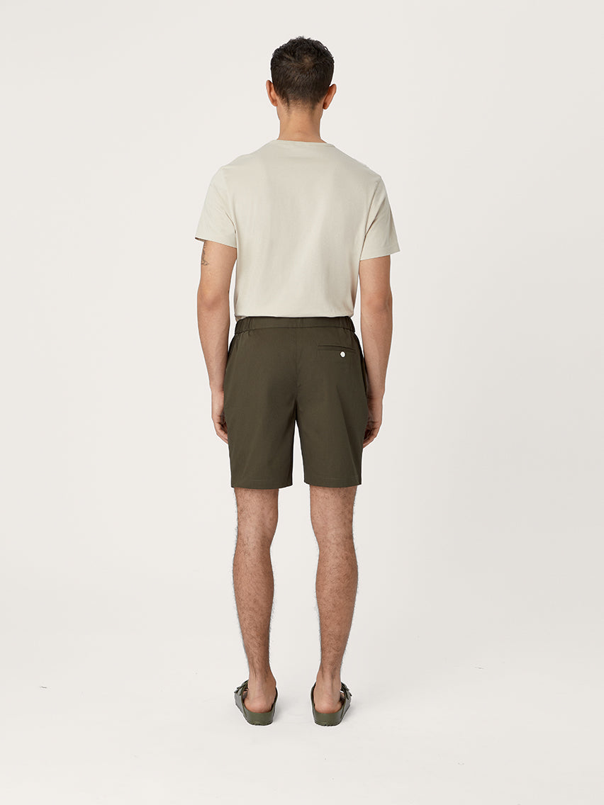 The 12 Shorts 9" || Khaki | Stretch Cotton
