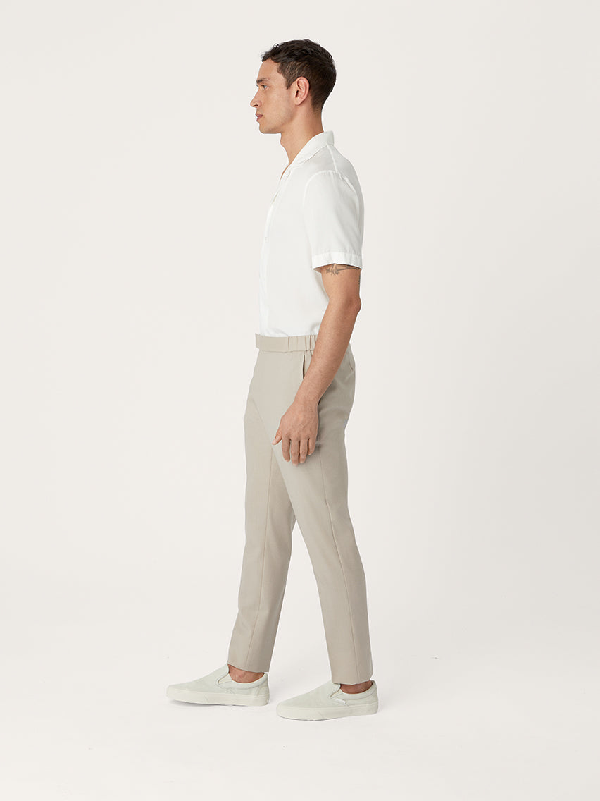The Tropical Wool 24 Trouser || Beige | Tropical Wool