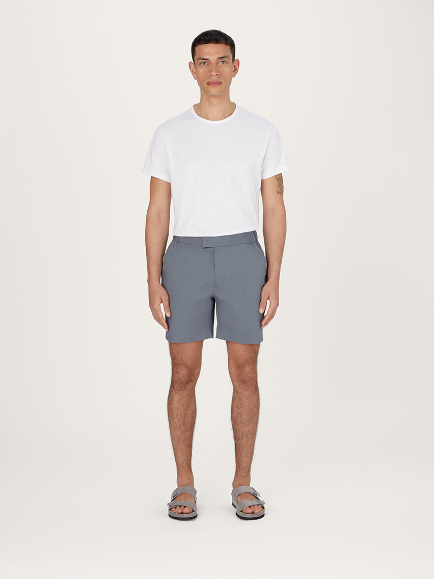 The 12 Shorts 7" || Ullswater Blue | Stretch Cotton