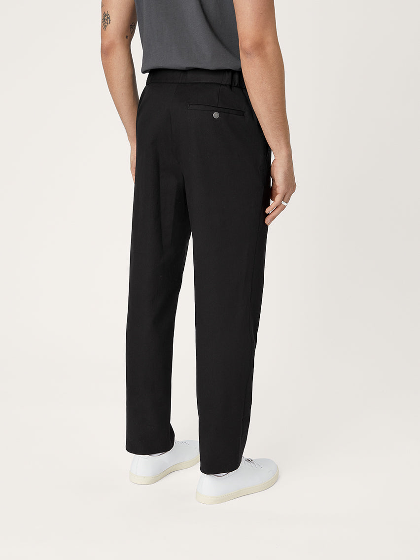 The 24 Trouser Relaxed Heavyweight || Black