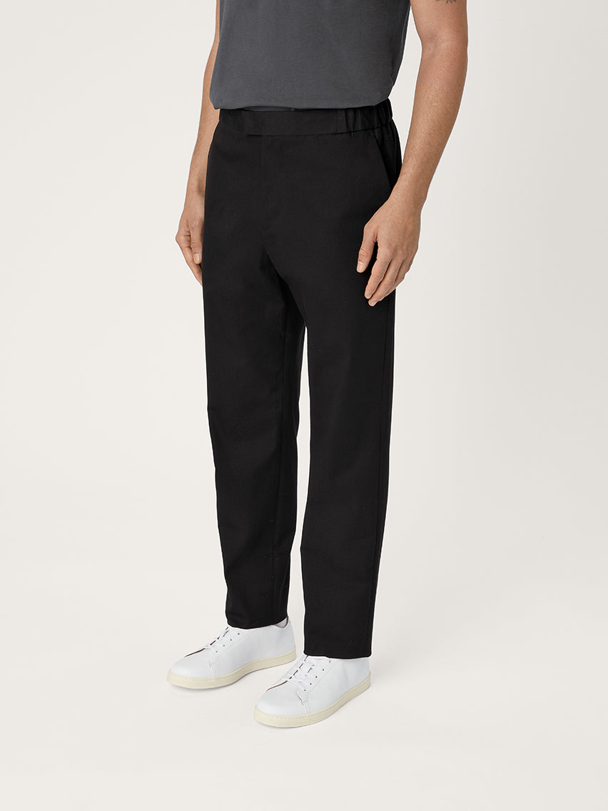 The 24 Trouser Relaxed Heavyweight || Black