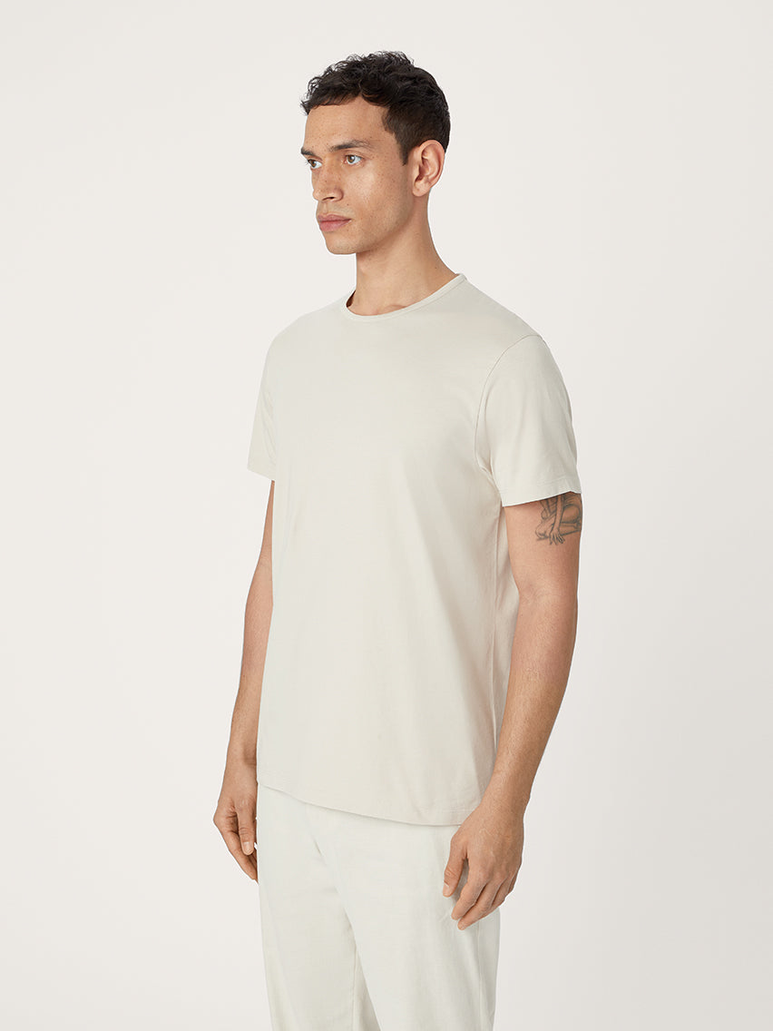 The Classic Tee || Off Beige | Organic Cotton