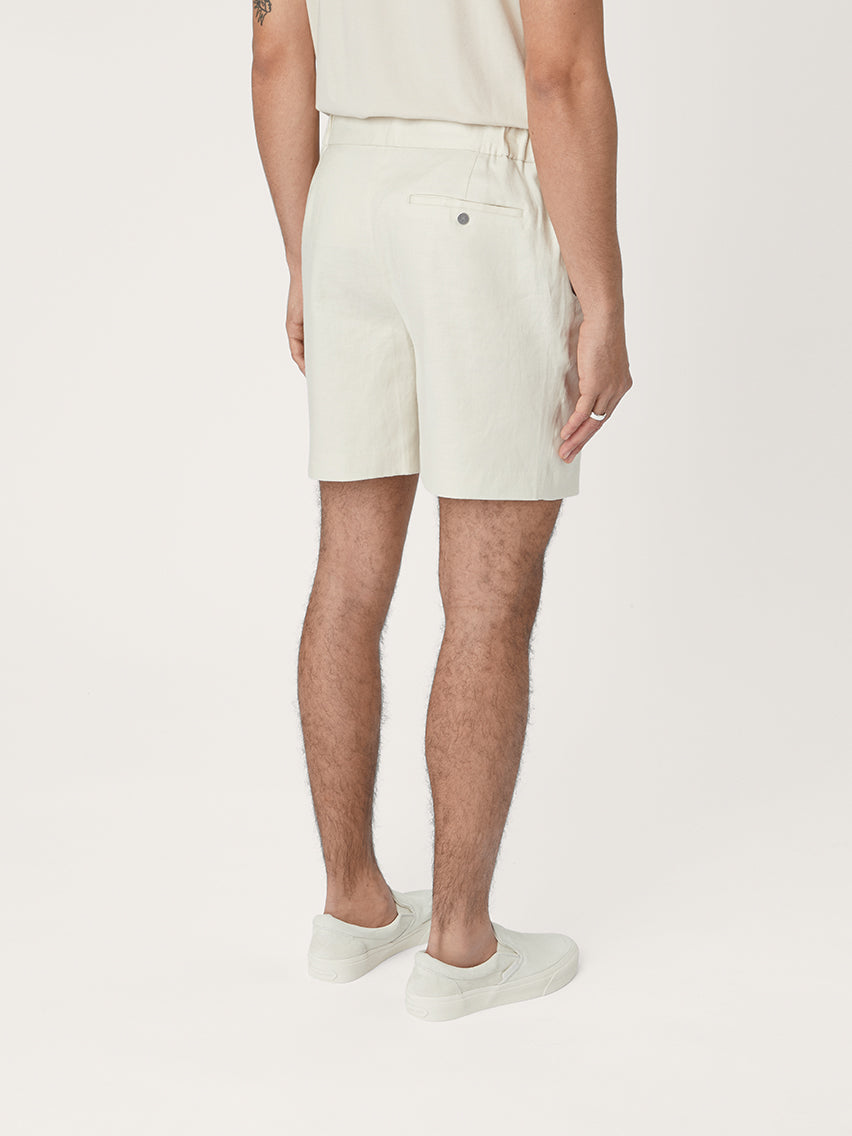 The 12 Shorts Linen 9" || Ivory | Linen