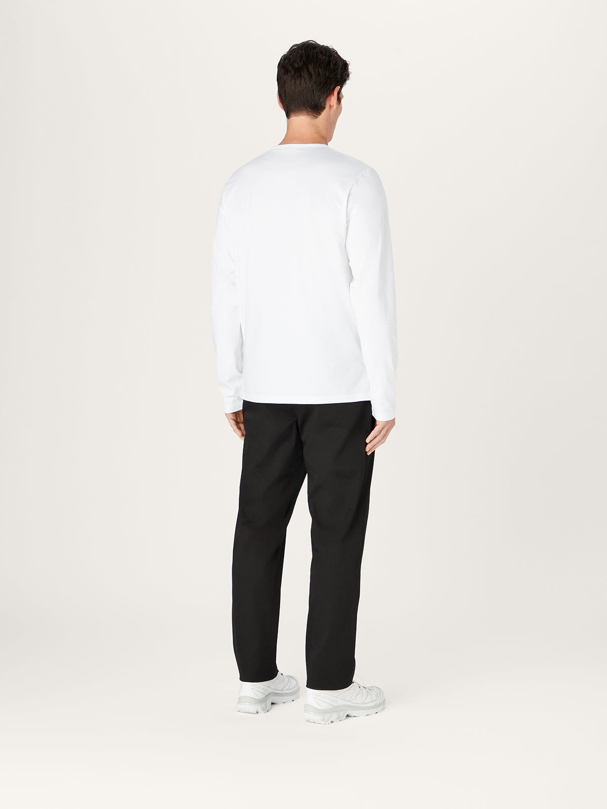 The Long Sleeve Tee || White | Organic Cotton