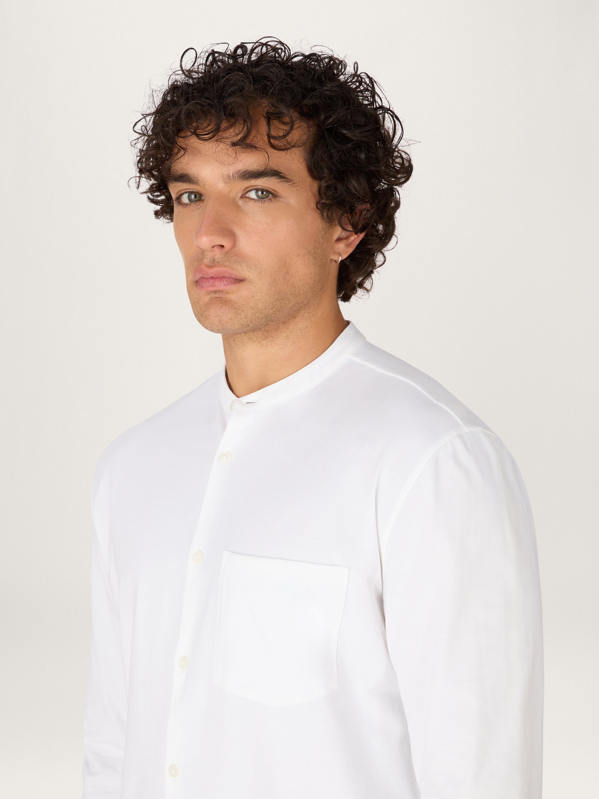 The All Day Shirt Jersey || White