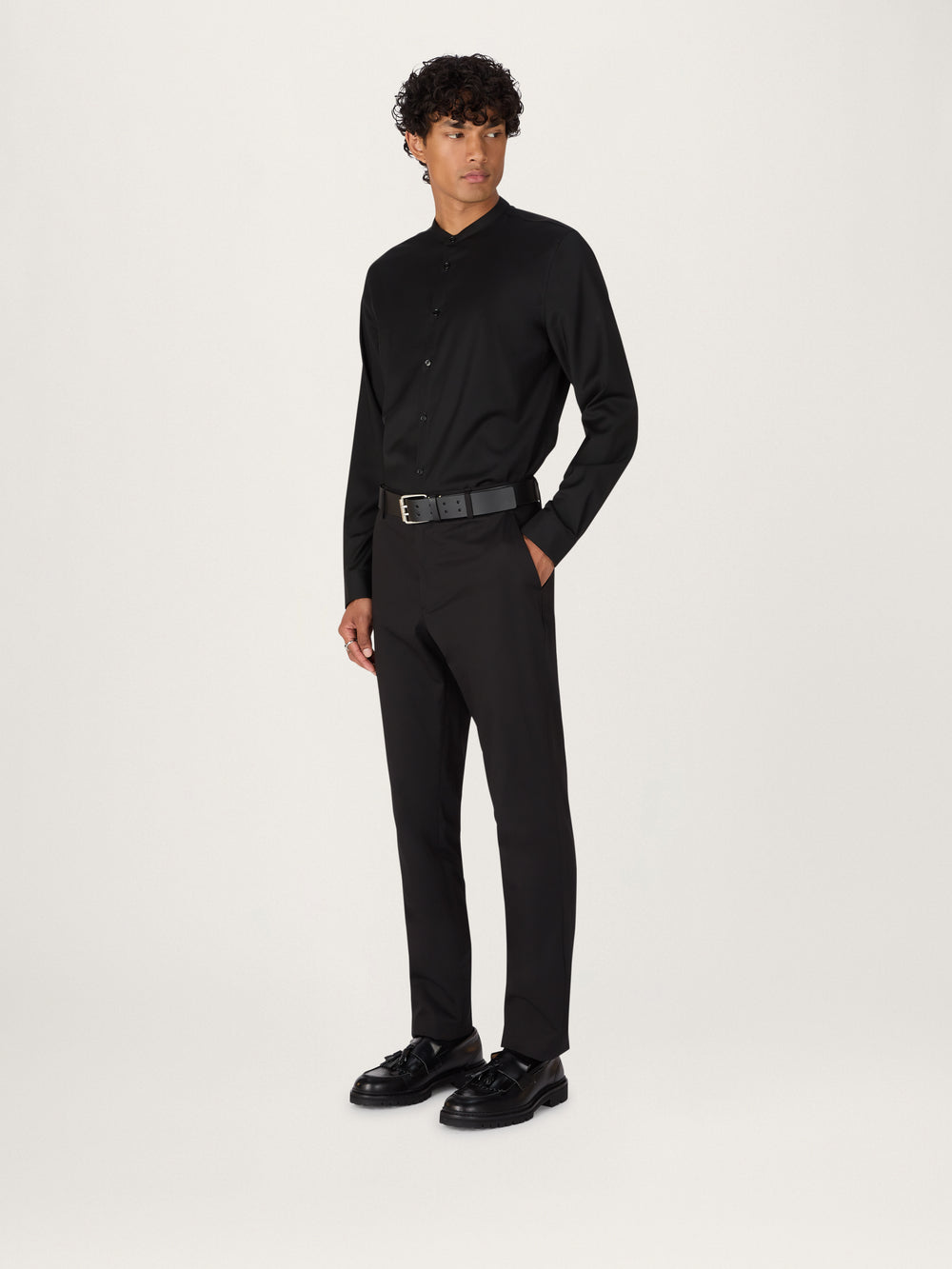 The Essential Chino || Black | Stretch Cotton