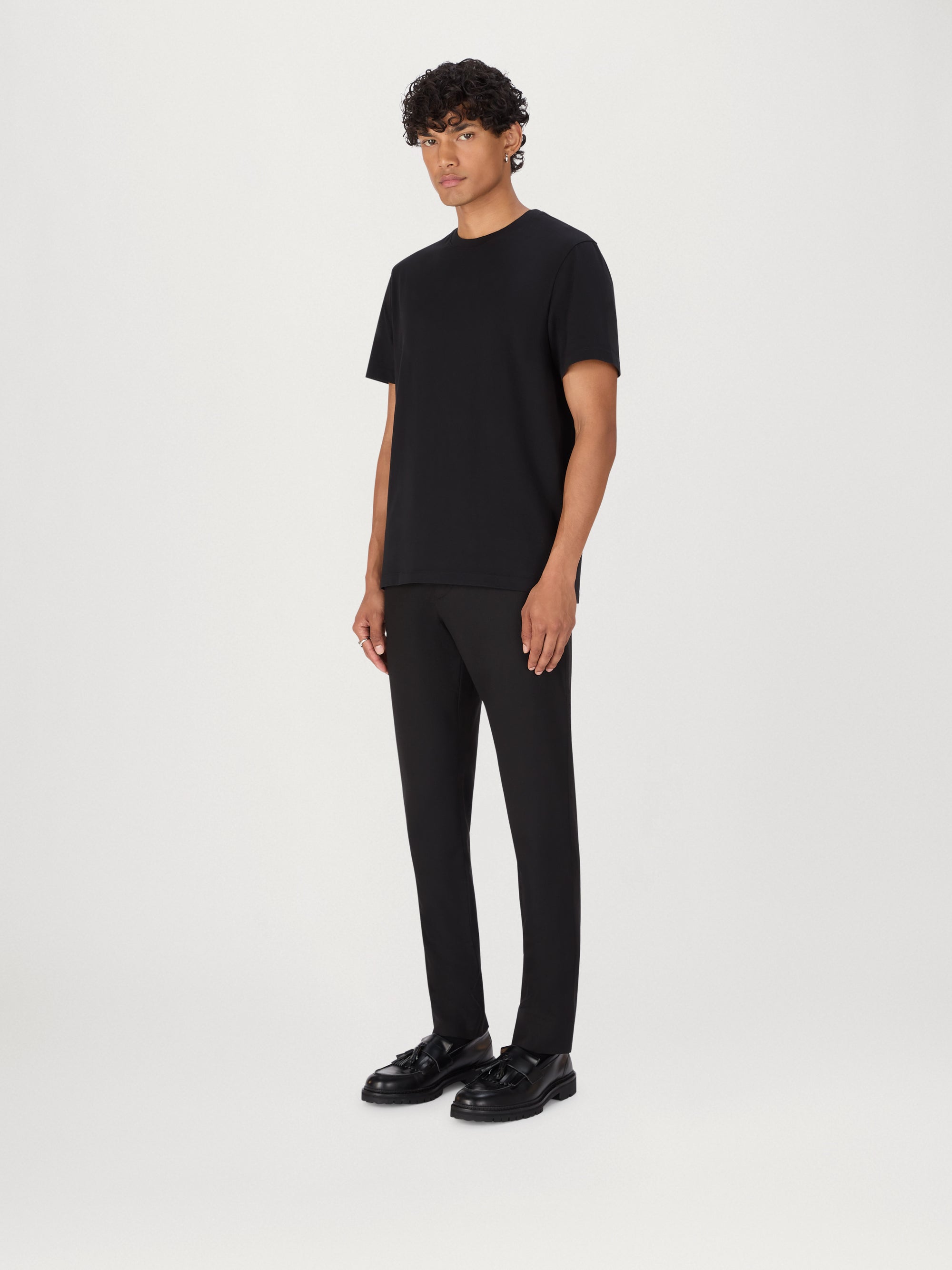 The Heavyweight Tee || Black | Organic Cotton