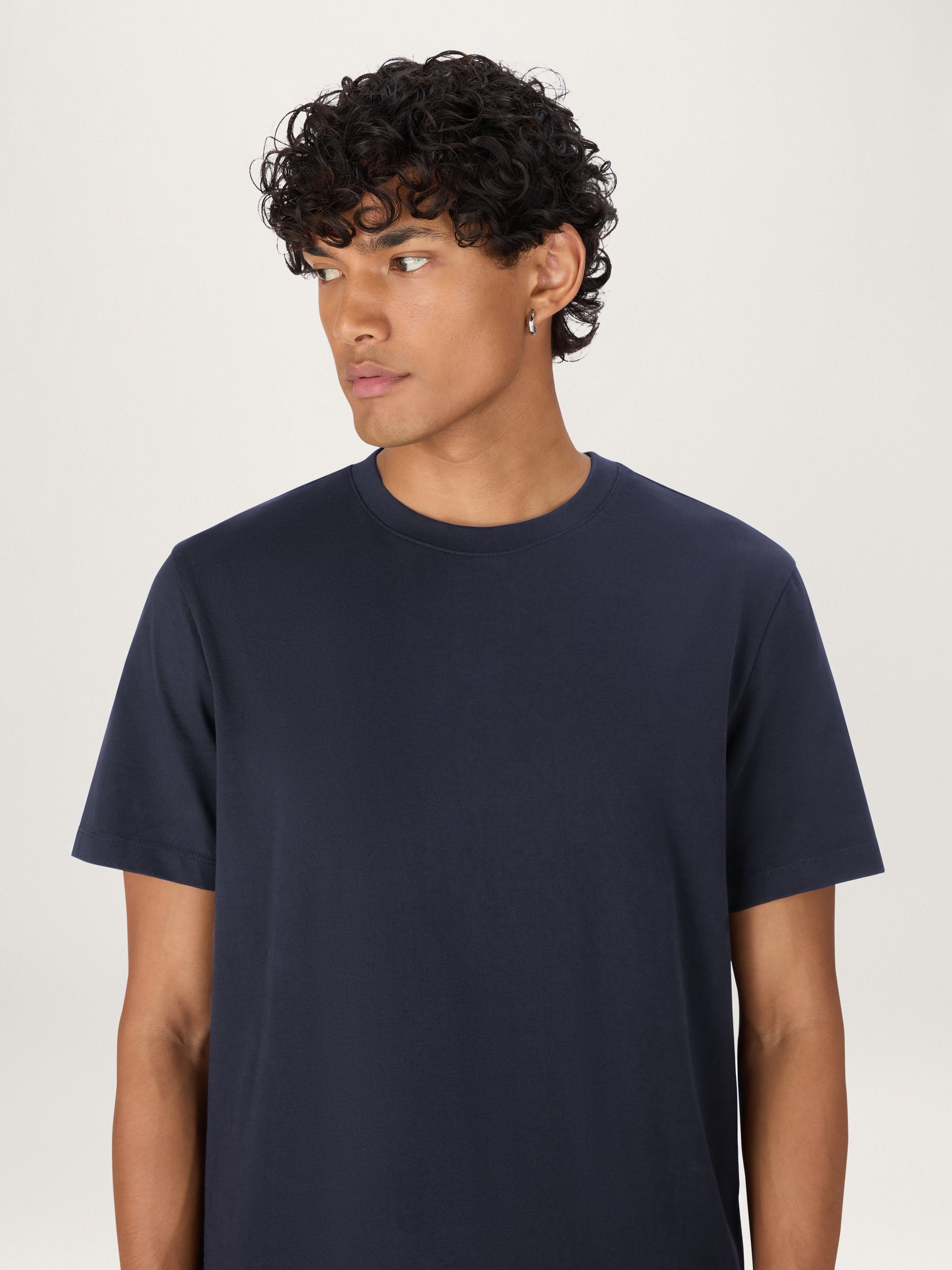 The Heavyweight Tee || Navy | Organic Cotton