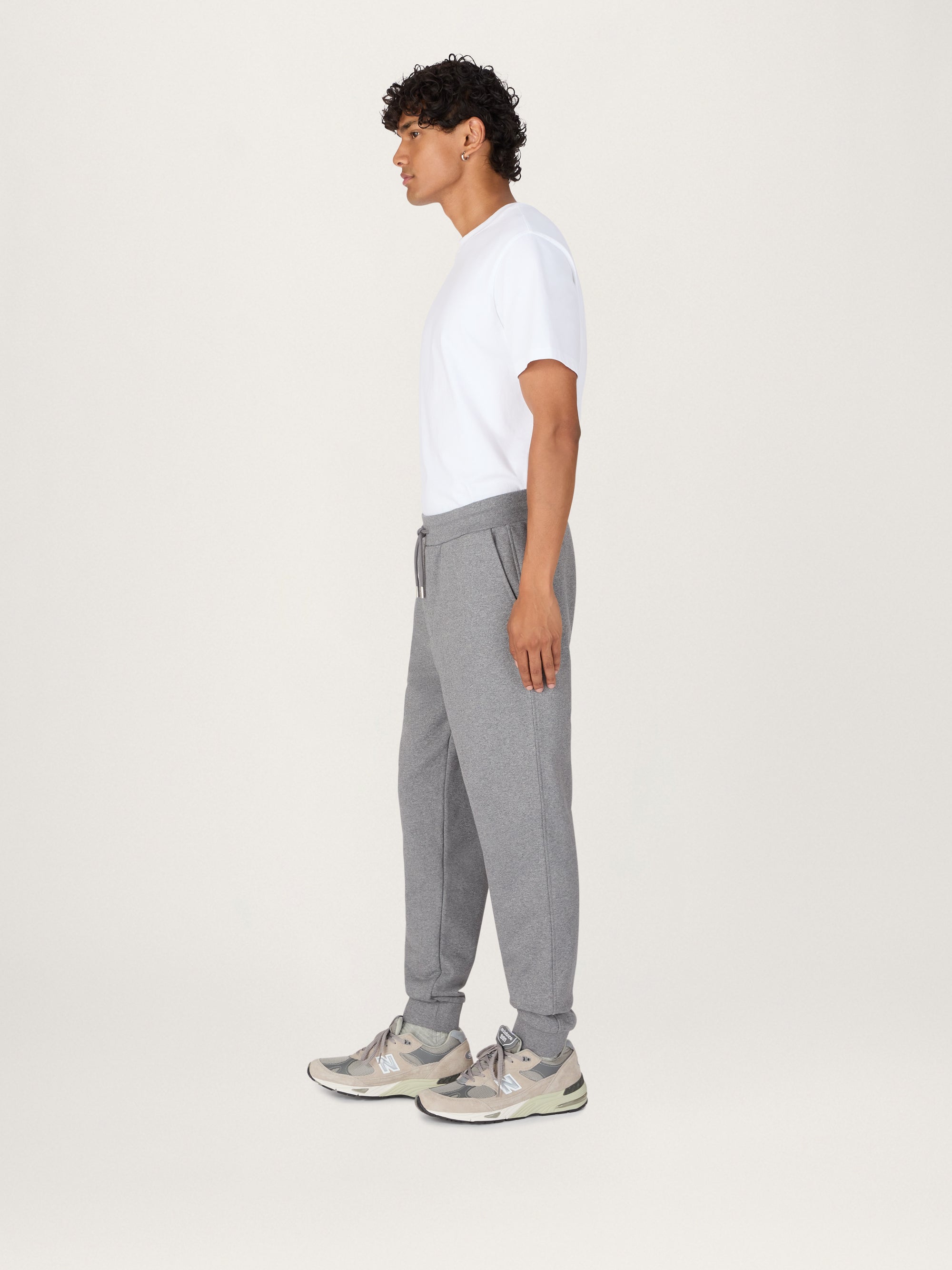 The Sunday Jogger || Grey Marl | Organic Cotton