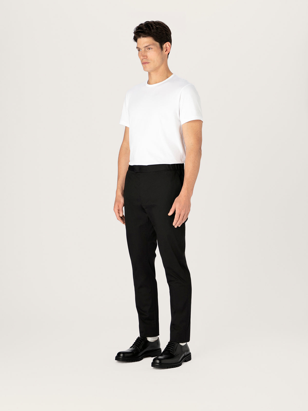 The 24 Trouser || Black | Stretch Cotton