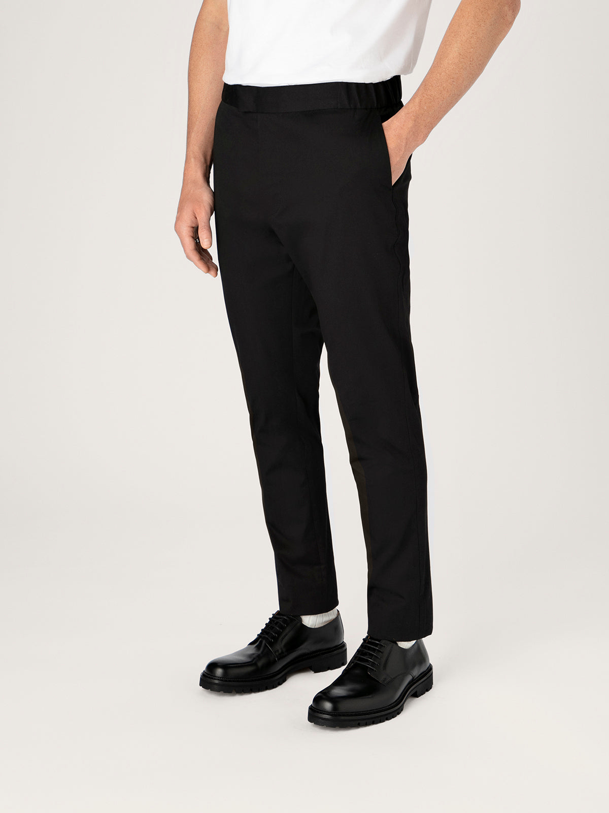 The 24 Trouser || Black | Stretch Cotton