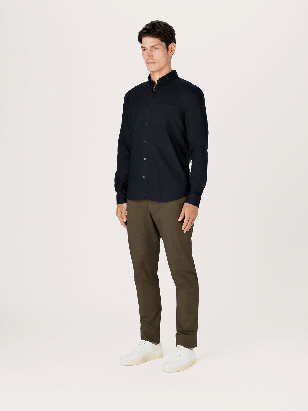 The 24 Trouser || Khaki | Stretch Cotton