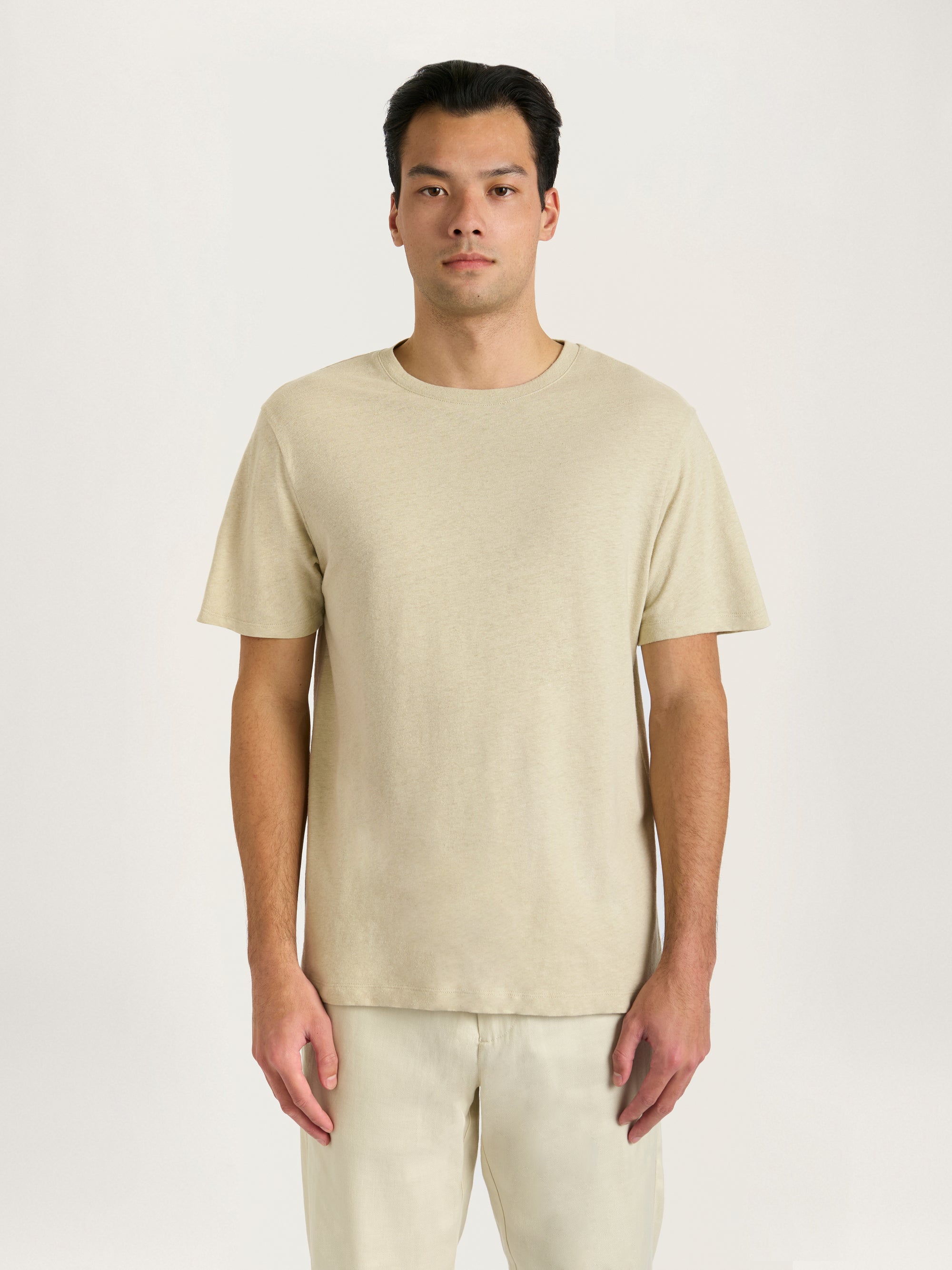 The Linen Tee || Parchment | Linen