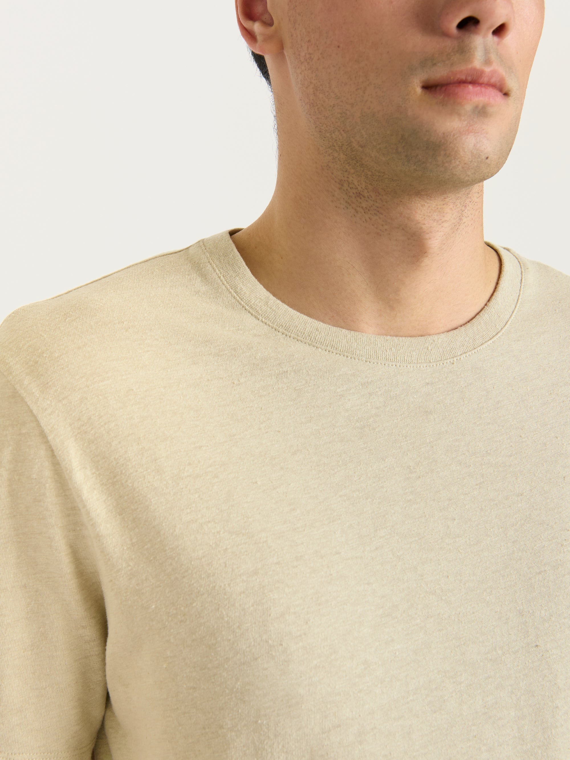 The Linen Tee || Parchment | Linen