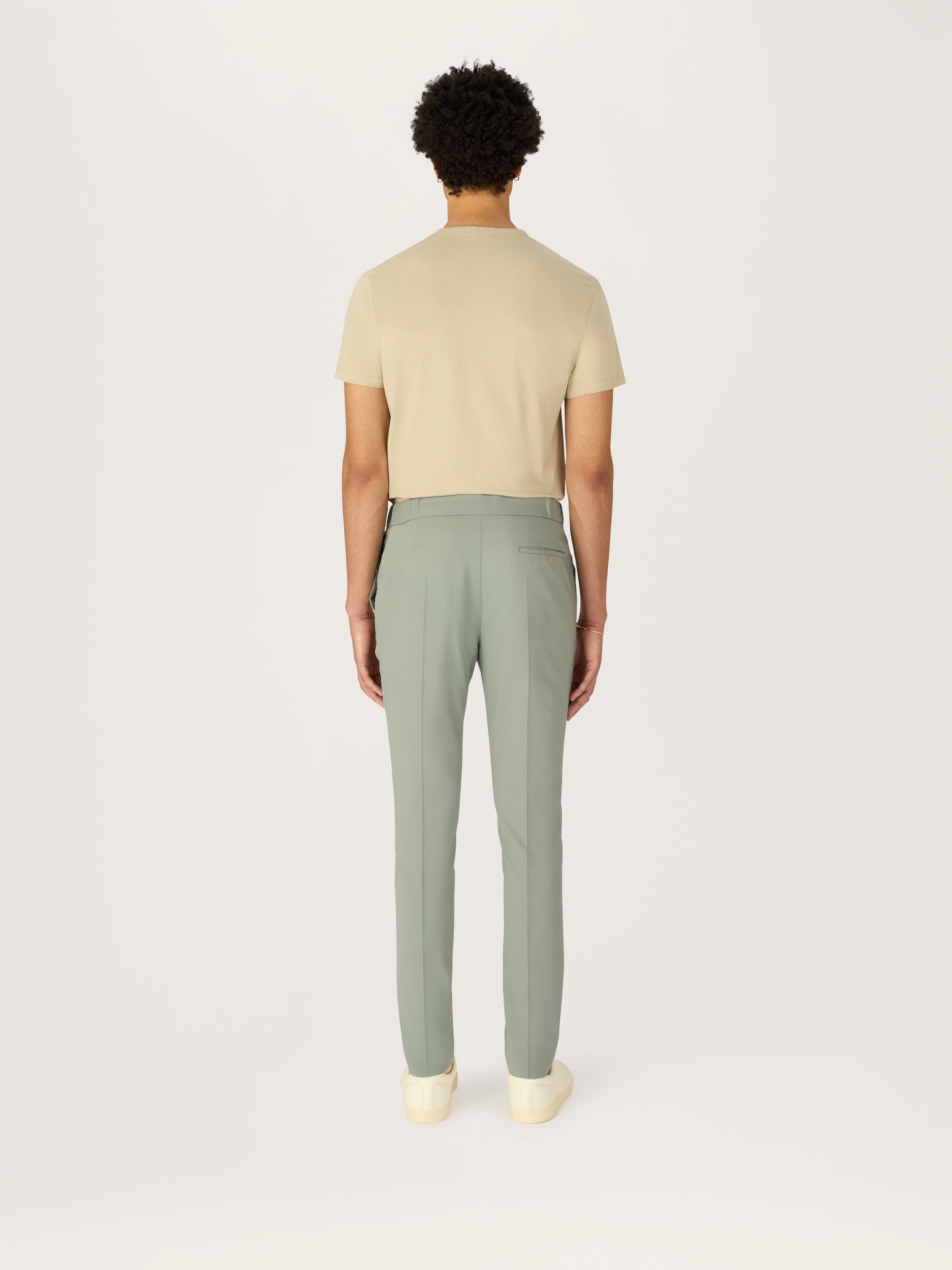 The Tropical Wool 24 Trouser || Sage | Tropical Wool
