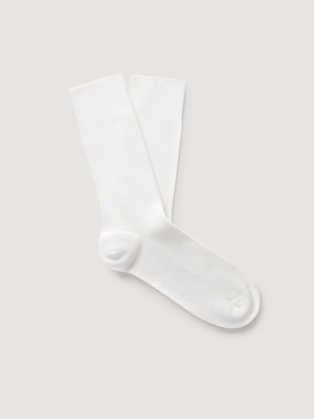 The Line Sock || White | Organic Cotton