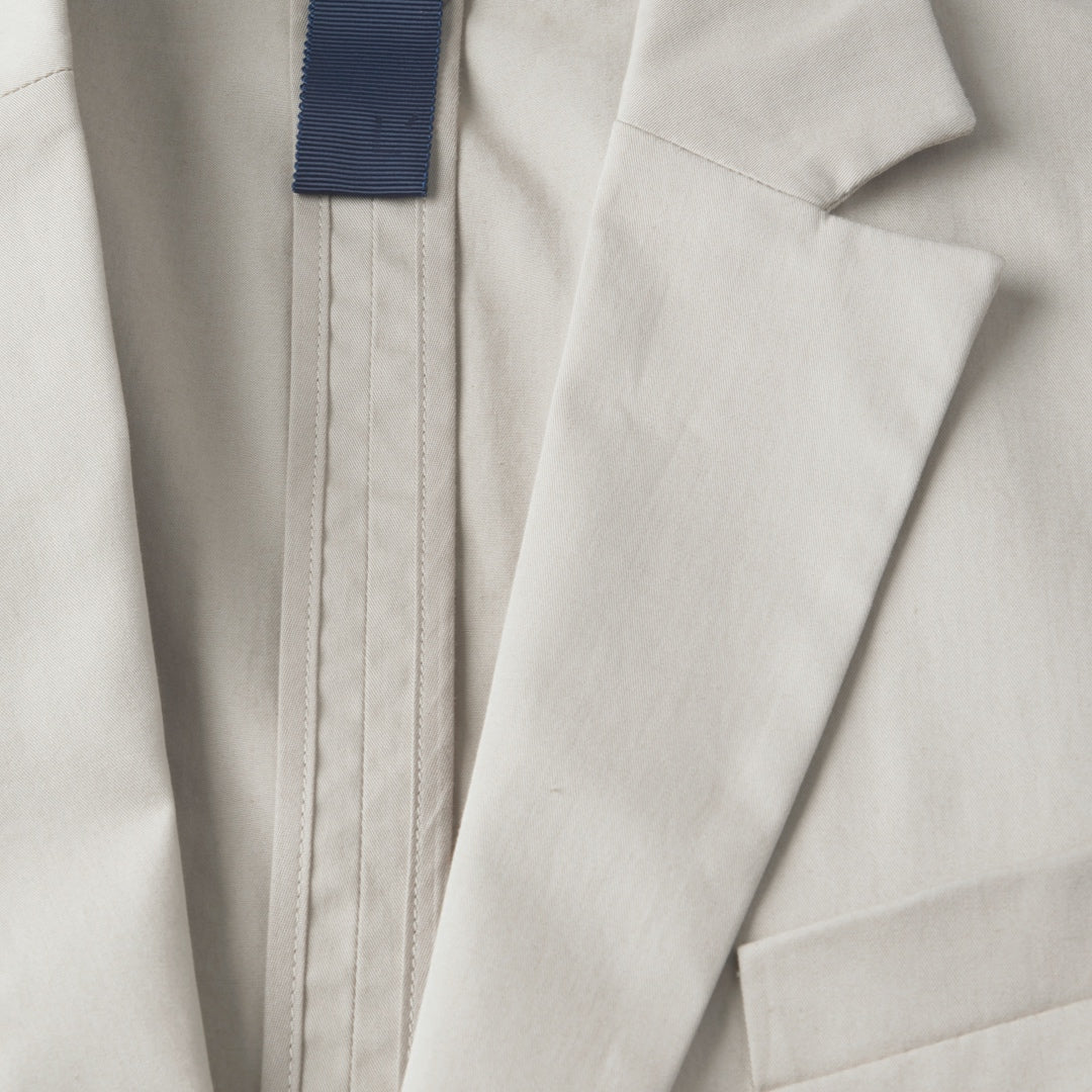 The 24 Blazer || Beige | Stretch Cotton