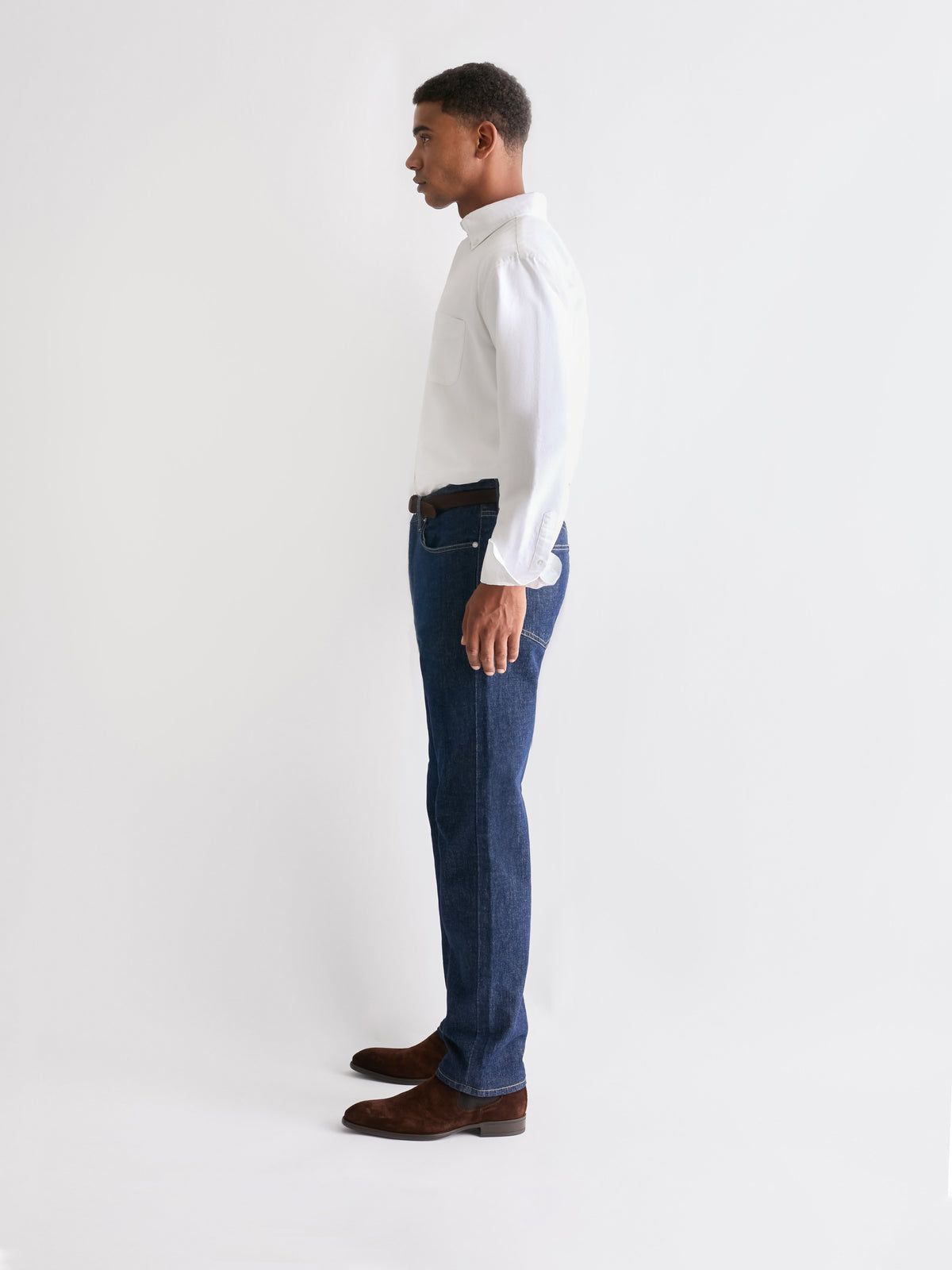 The 24 Oxford Shirt Relaxed, White, side