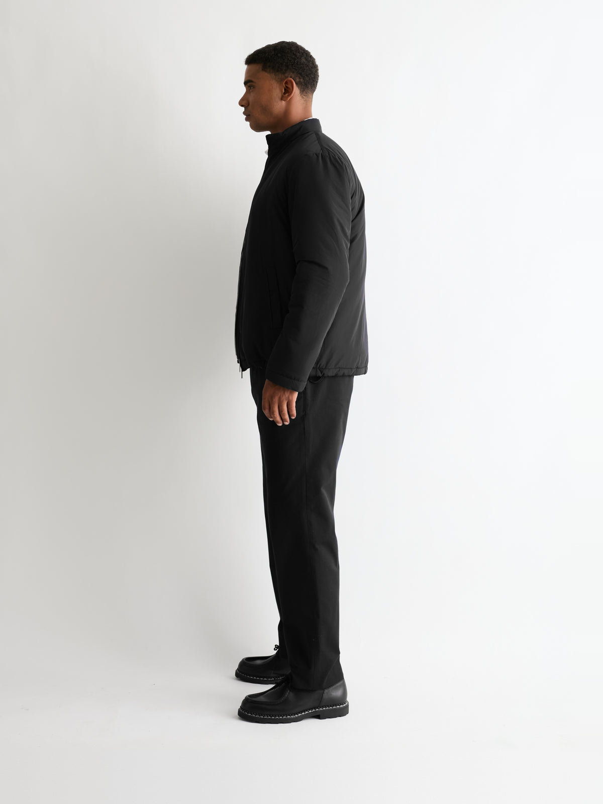 The 360° Thermal Jacket Funnel Neck, Black, side