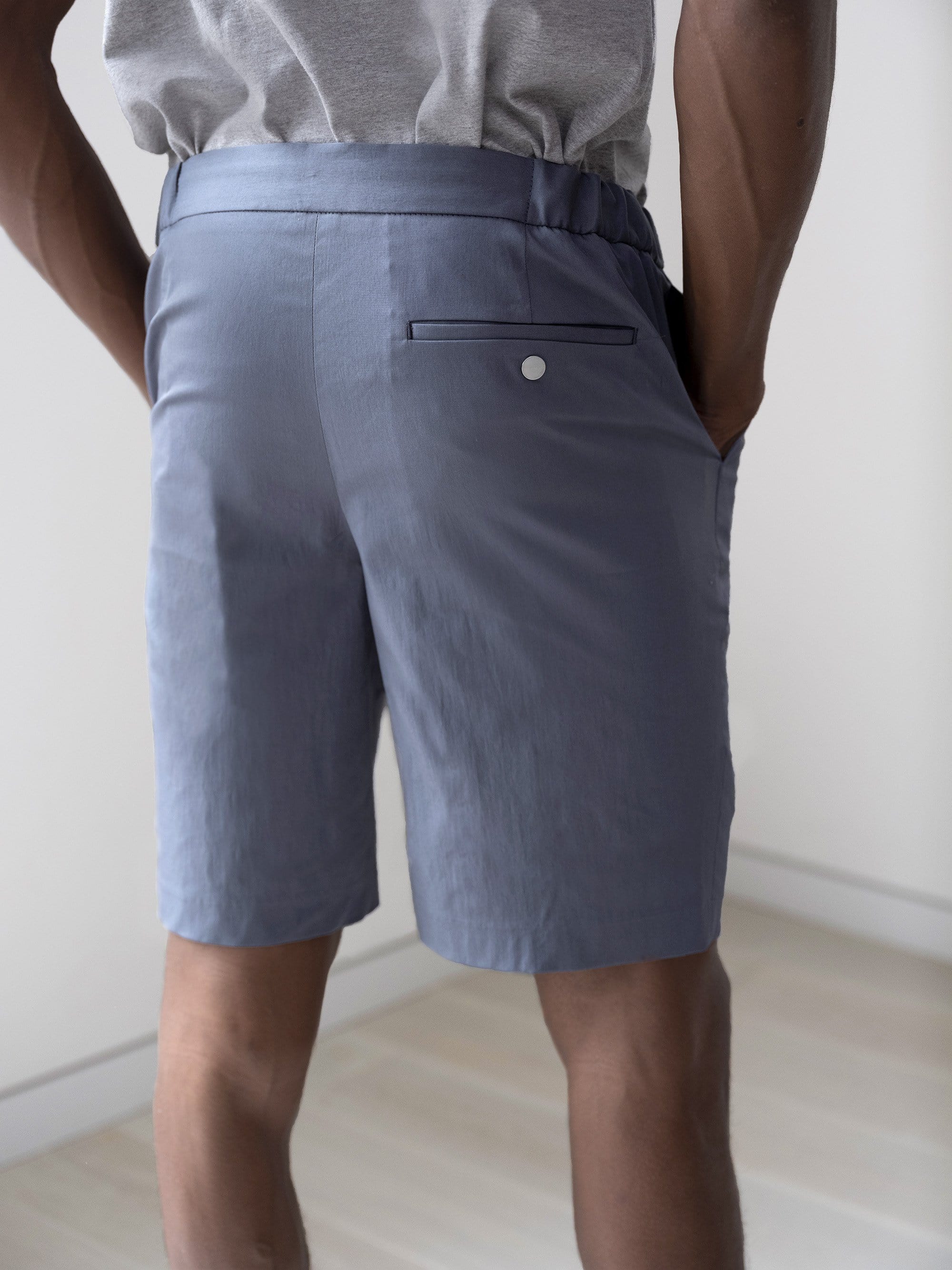 The 12 Shorts 7" || Steel Blue | Stretch Cotton