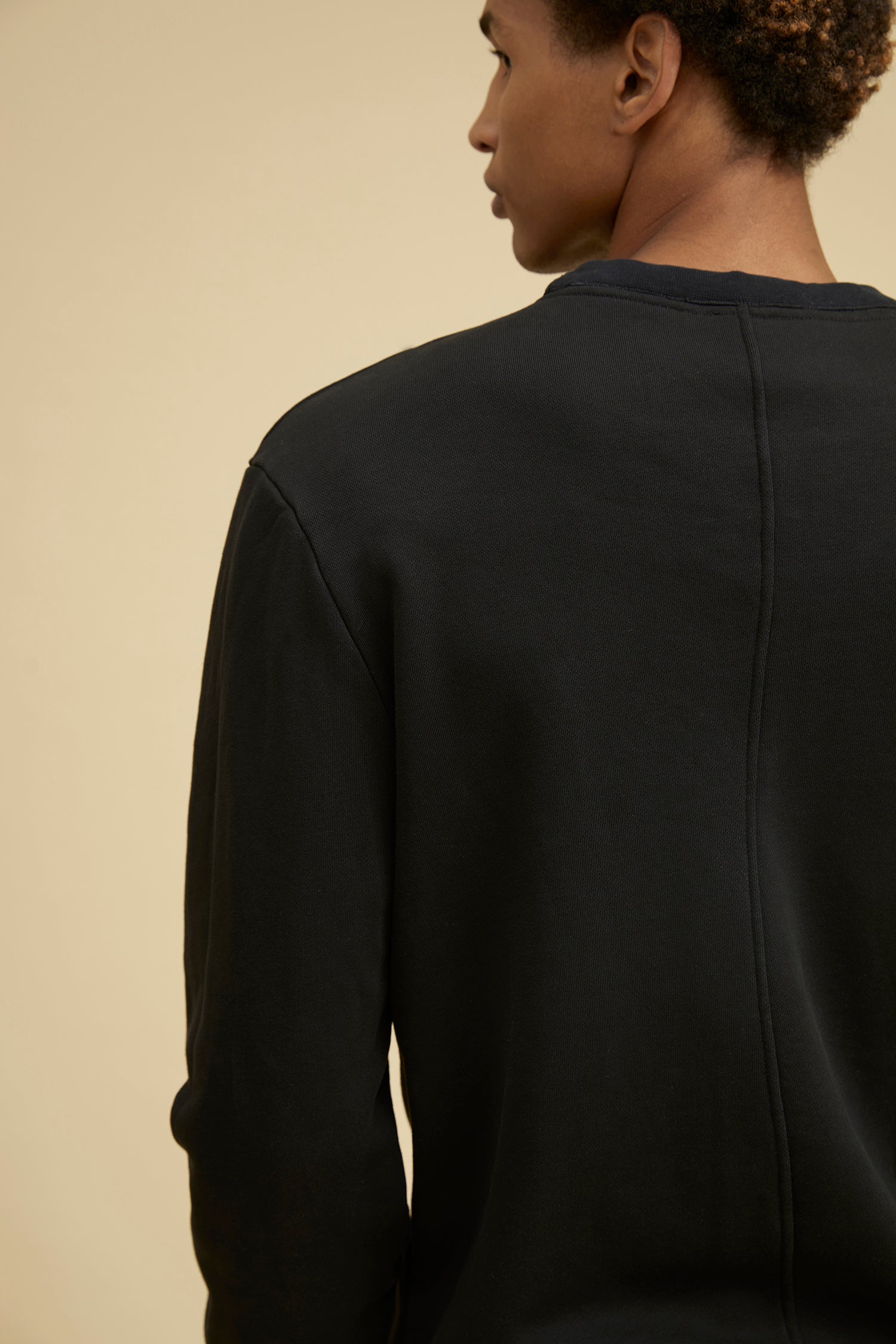 The Icon Sweatshirt || Black | Organic Cotton