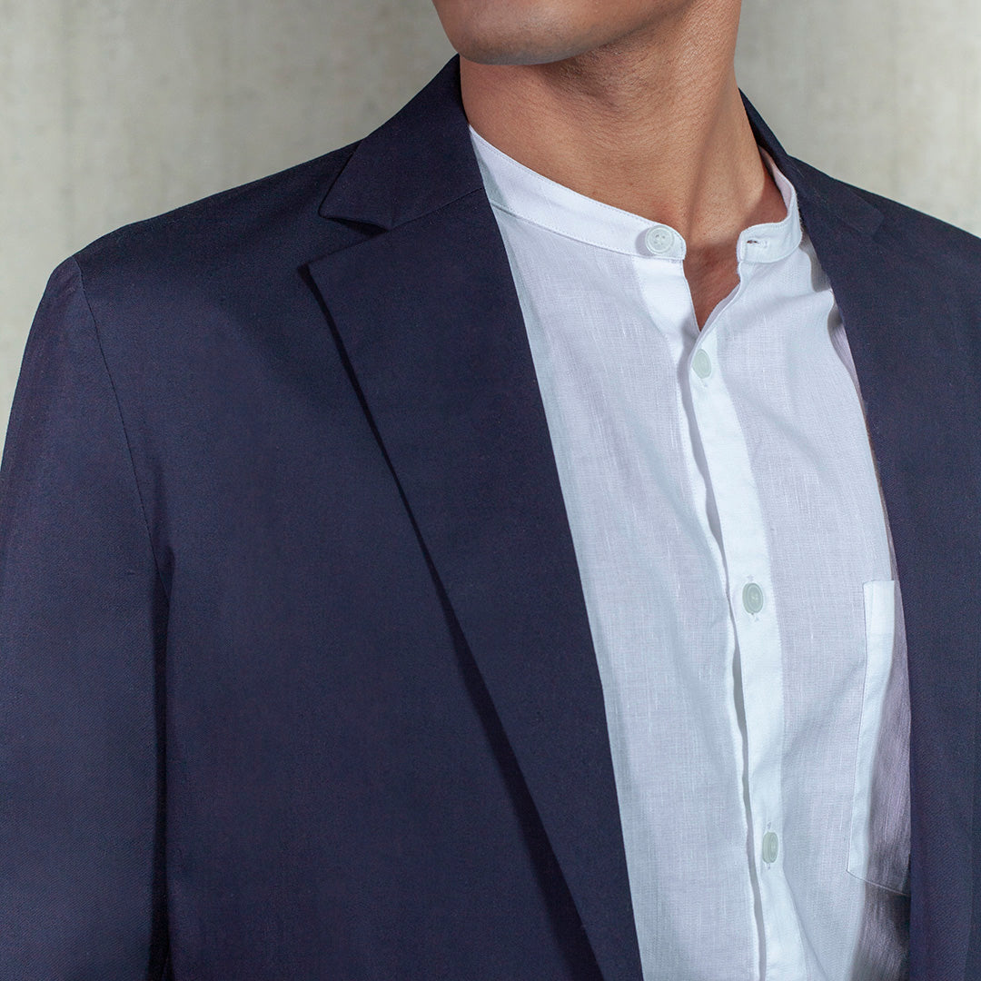The 24 Blazer || Navy | Stretch Cotton