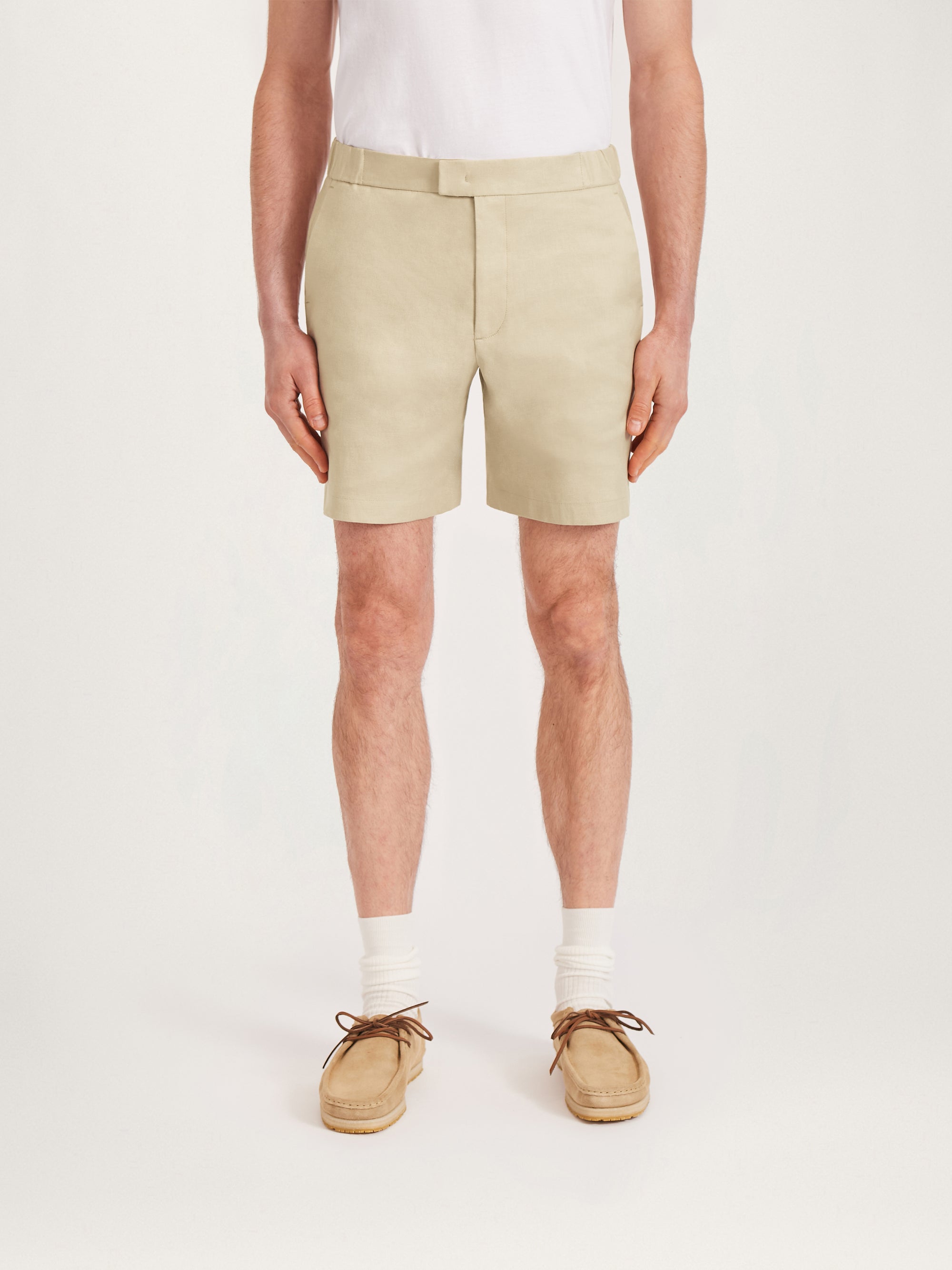 The 12 Shorts Linen 8" || Sand | Linen